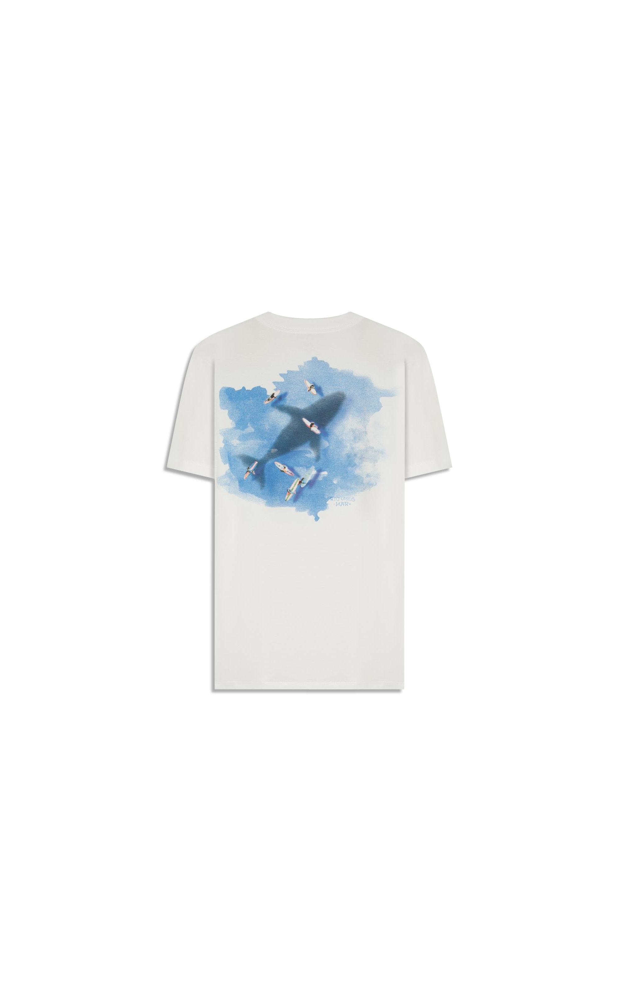 T-Shirt Shadow Whale Mc Bf Branco