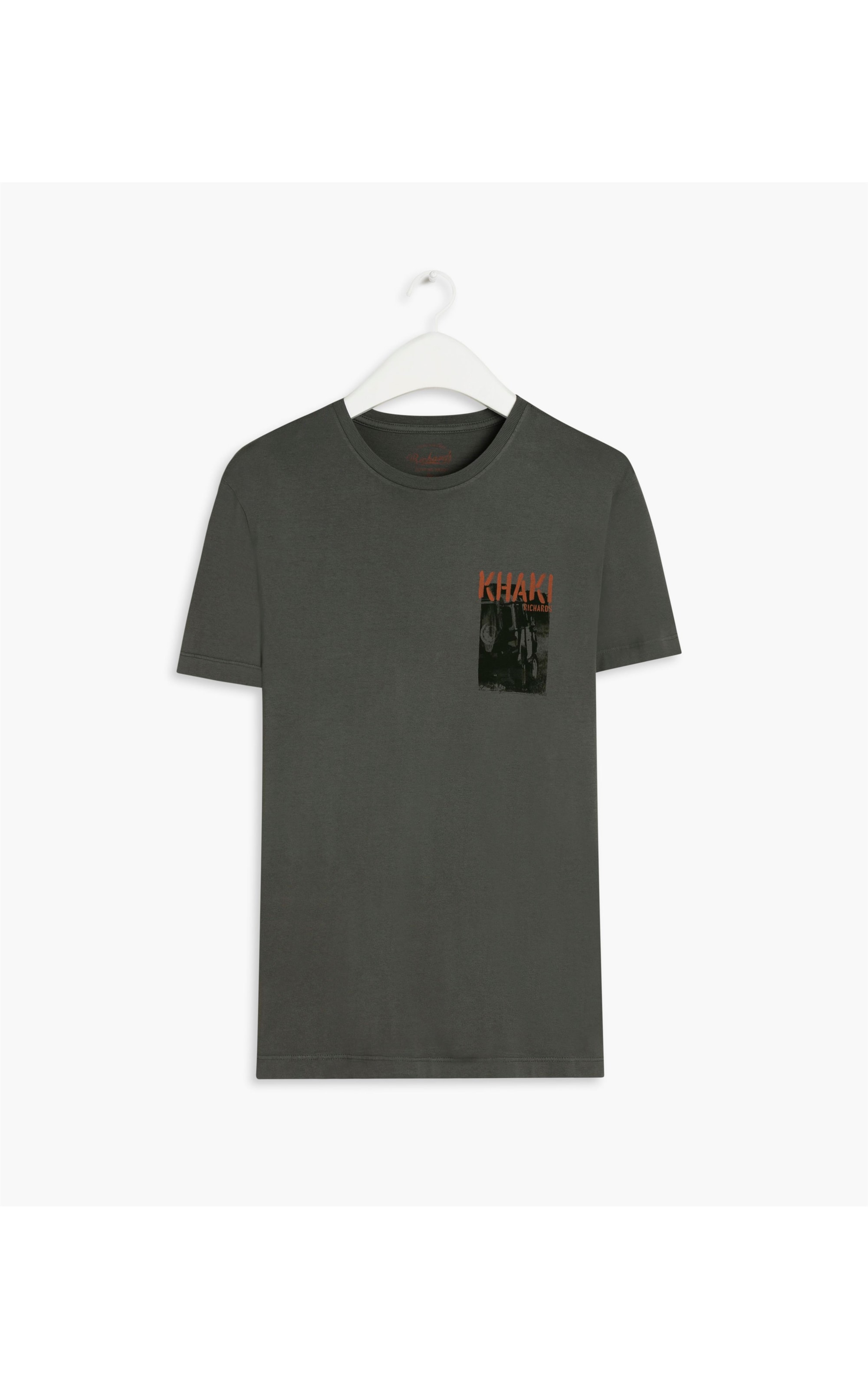 T-Shirt Silkada Khaki Land Cinza Chumbo