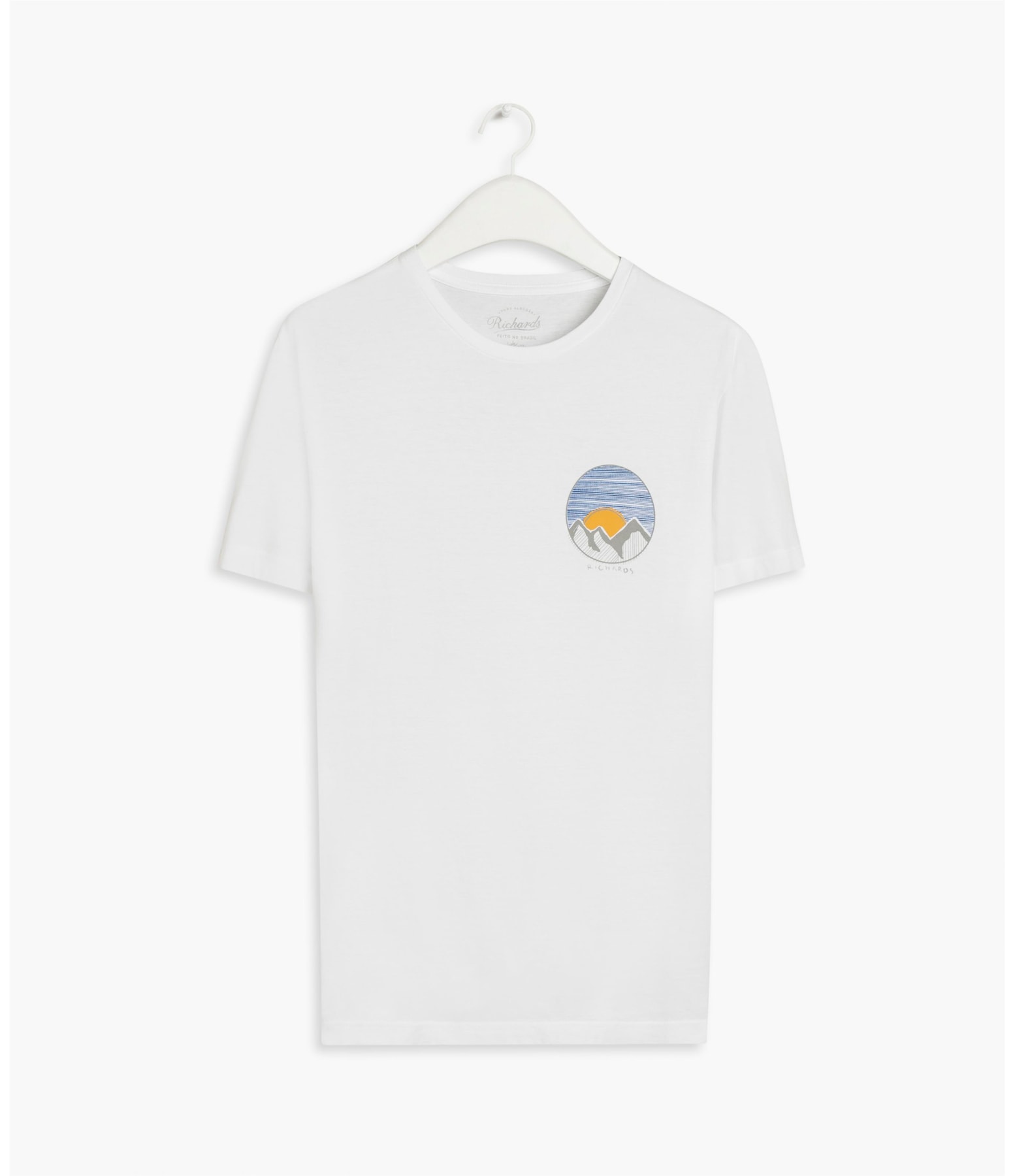 T-Shirt Silkada Mountain Cal Branco