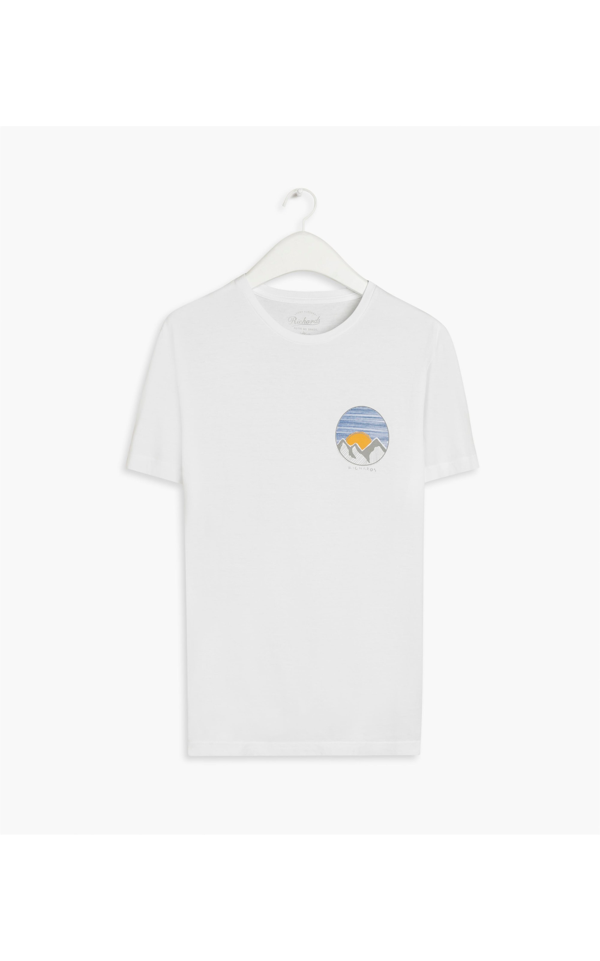 T-Shirt Silkada Mountain Cal Branco