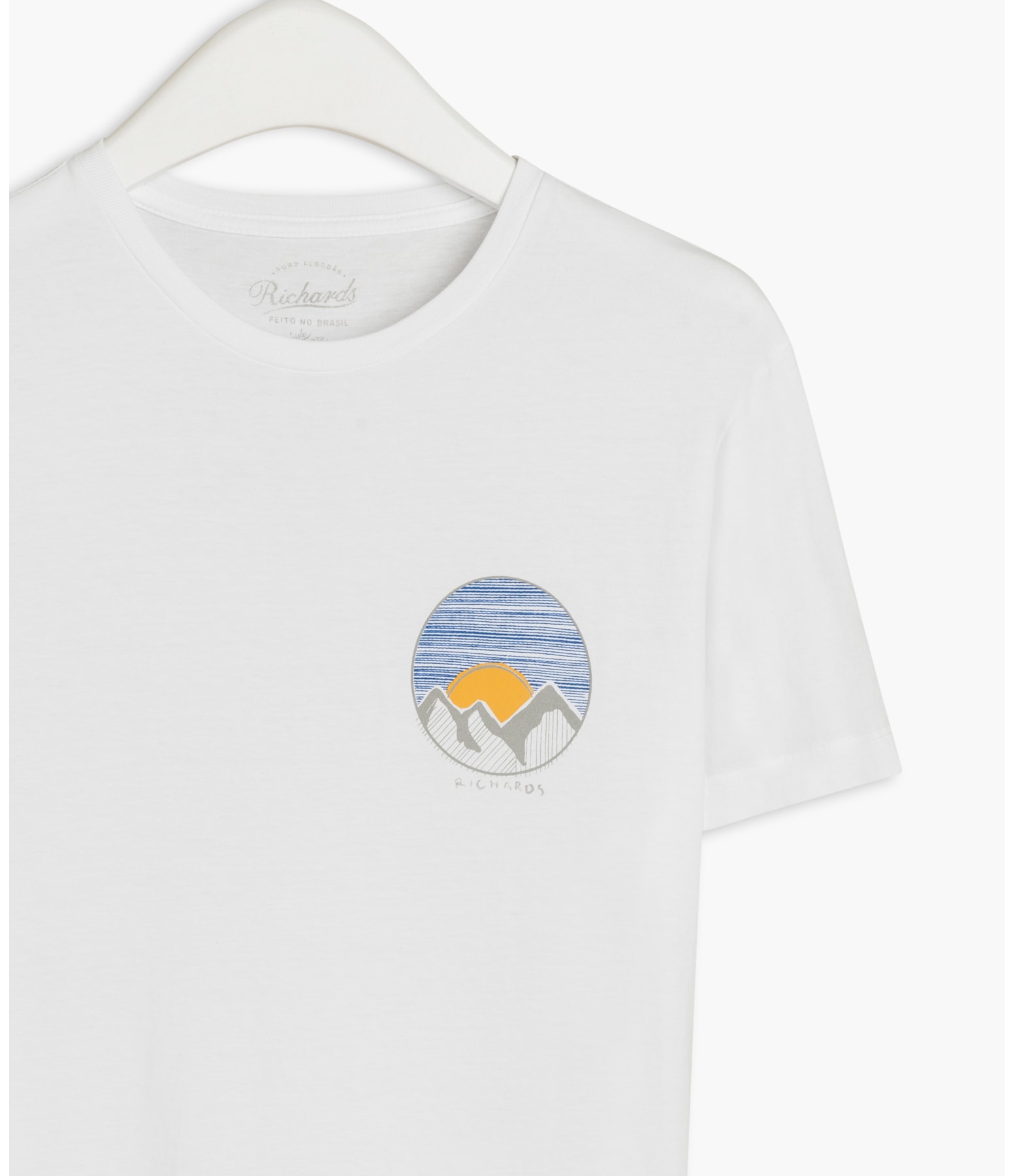 T-Shirt Silkada Mountain Cal Branco