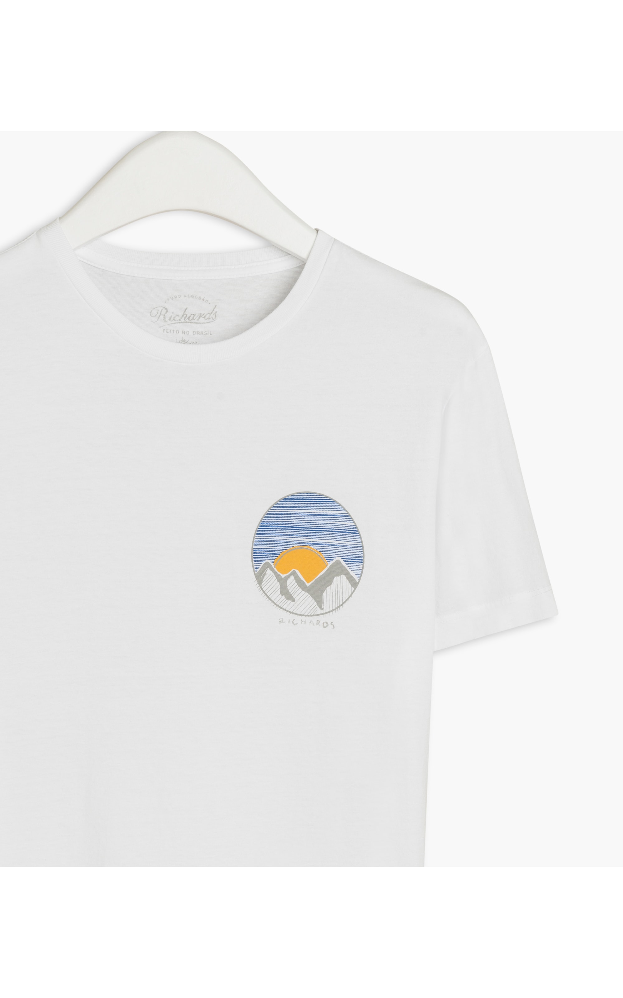 T-Shirt Silkada Mountain Cal Branco