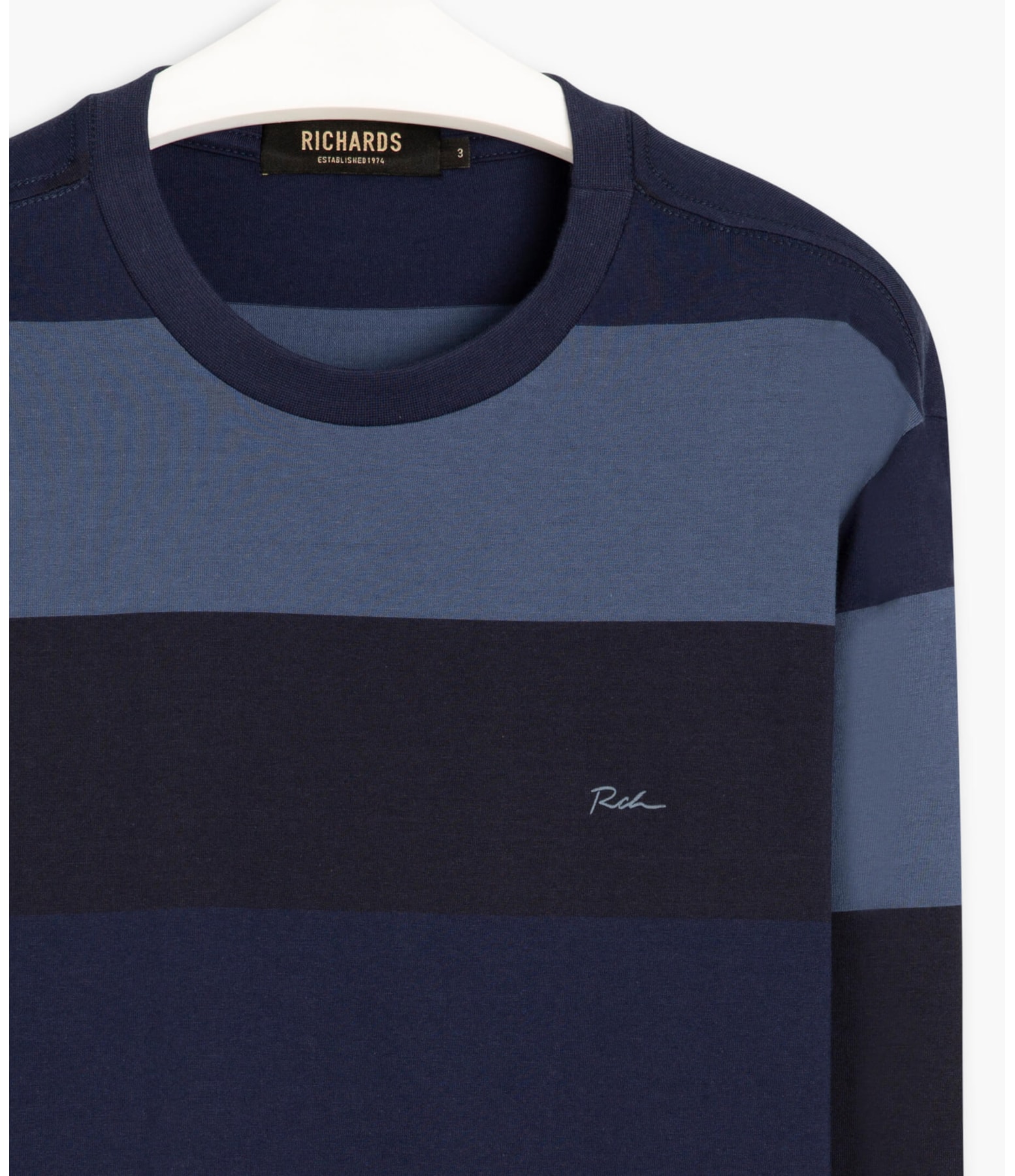 T-Shirt Special Listrada Degrade Ml Dark Navy