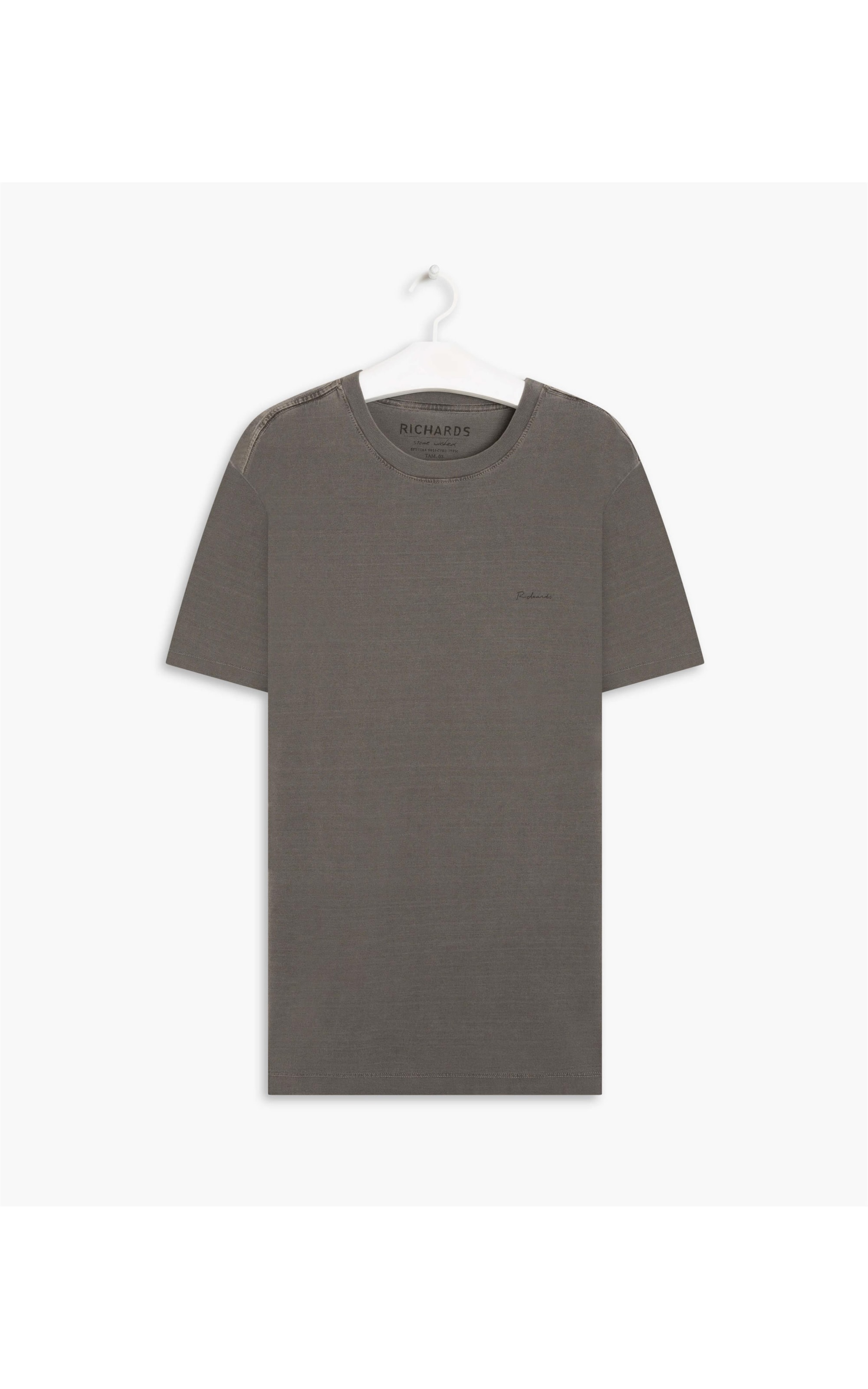 T-Shirt Stone Bordada Sword Costas Grafite