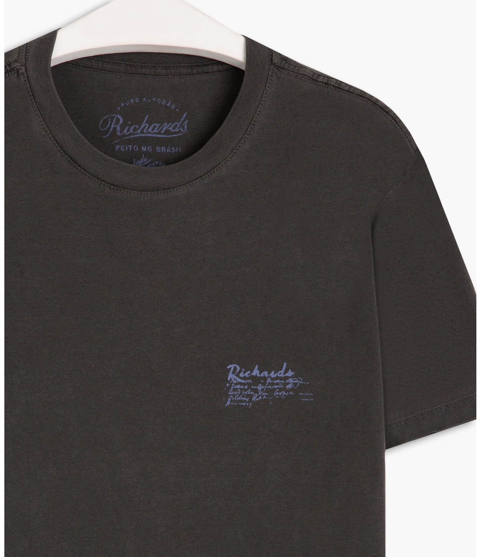 T-Shirt Stone Gaivotas Charcoal