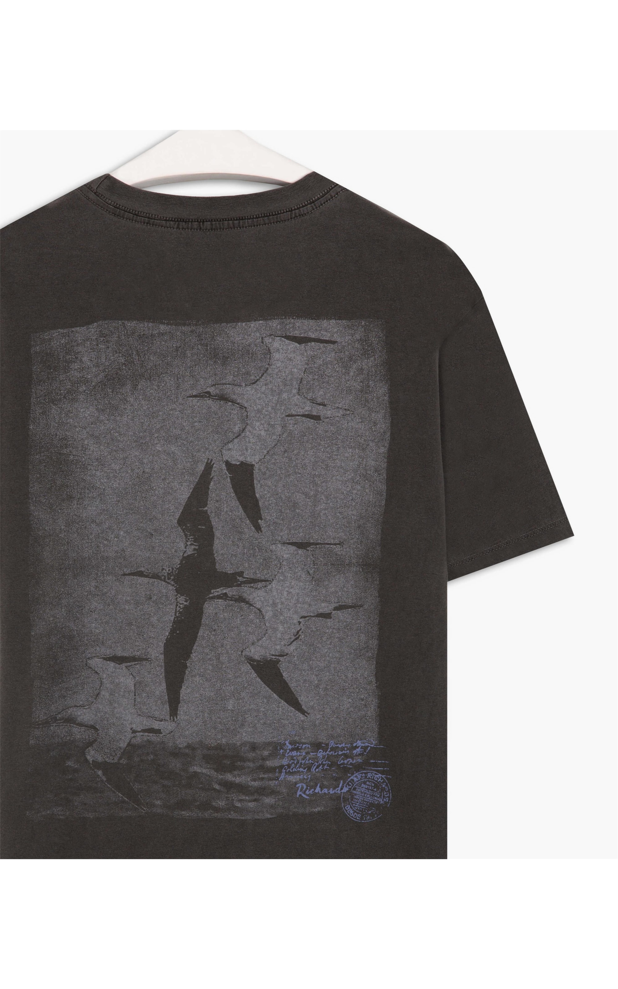 T-Shirt Stone Gaivotas Charcoal
