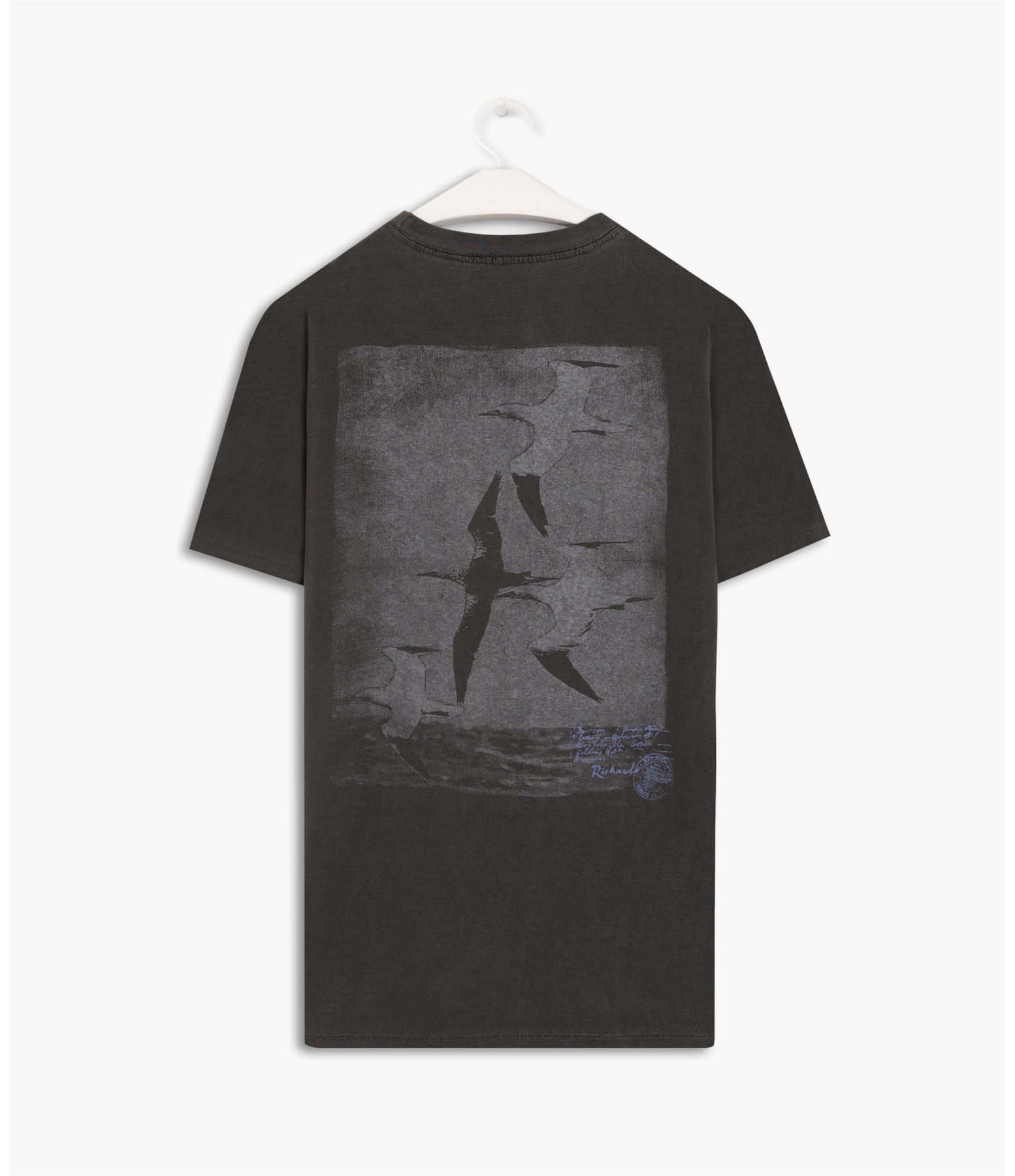 T-Shirt Stone Gaivotas Charcoal