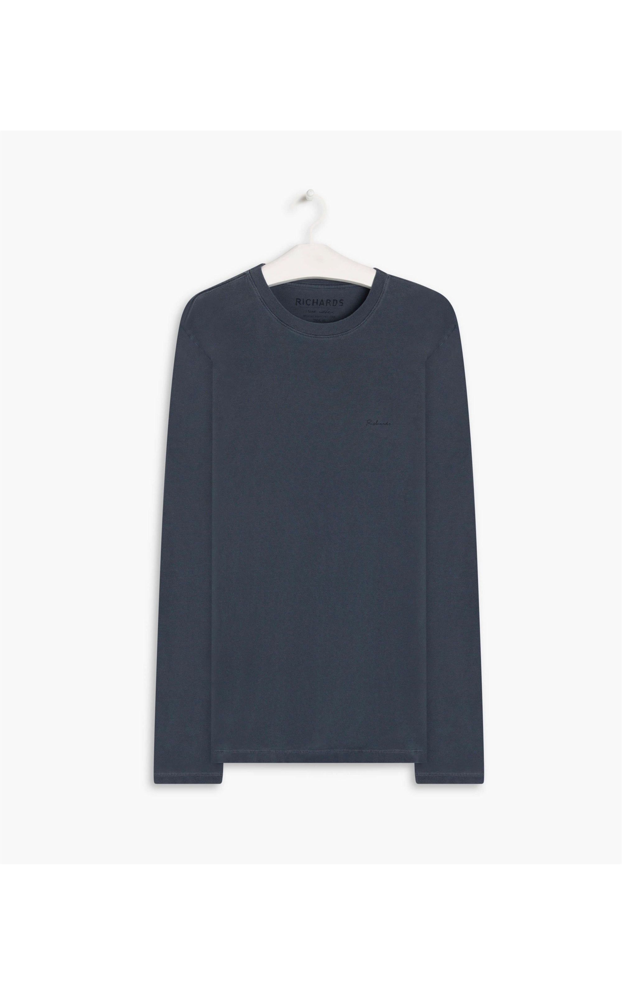 T-Shirt Stone Piquet Ml Dark Navy