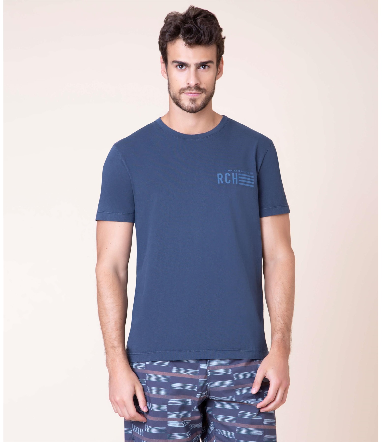 T-Shirt Stone Tech Rch Mc Dark Navy