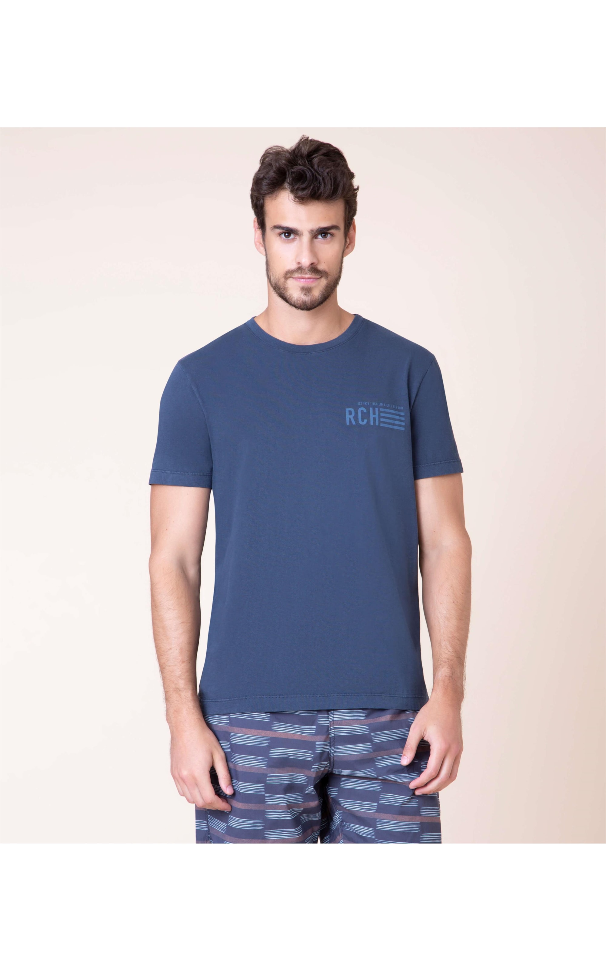 T-Shirt Stone Tech Rch Mc Dark Navy