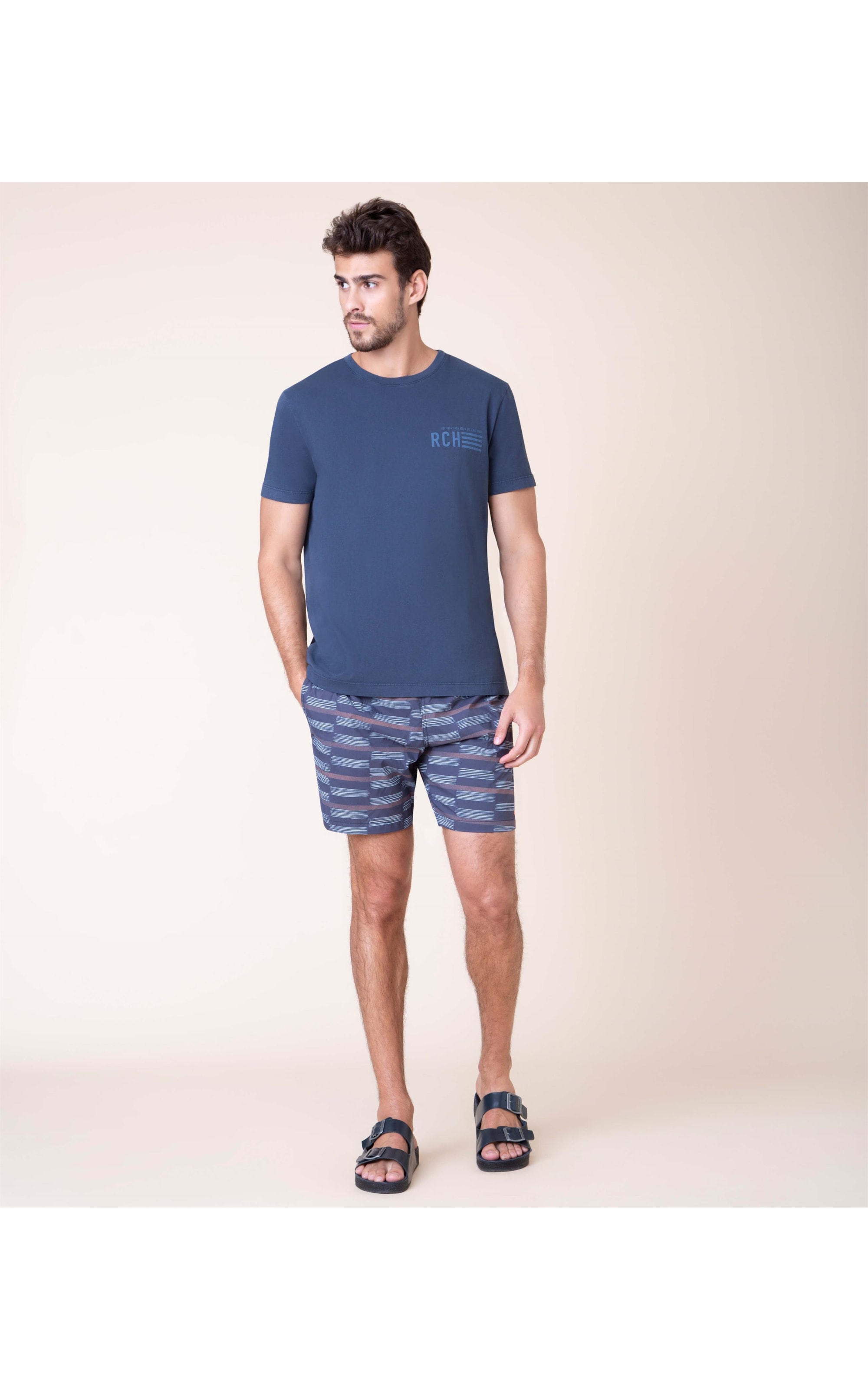 T-Shirt Stone Tech Rch Mc Dark Navy