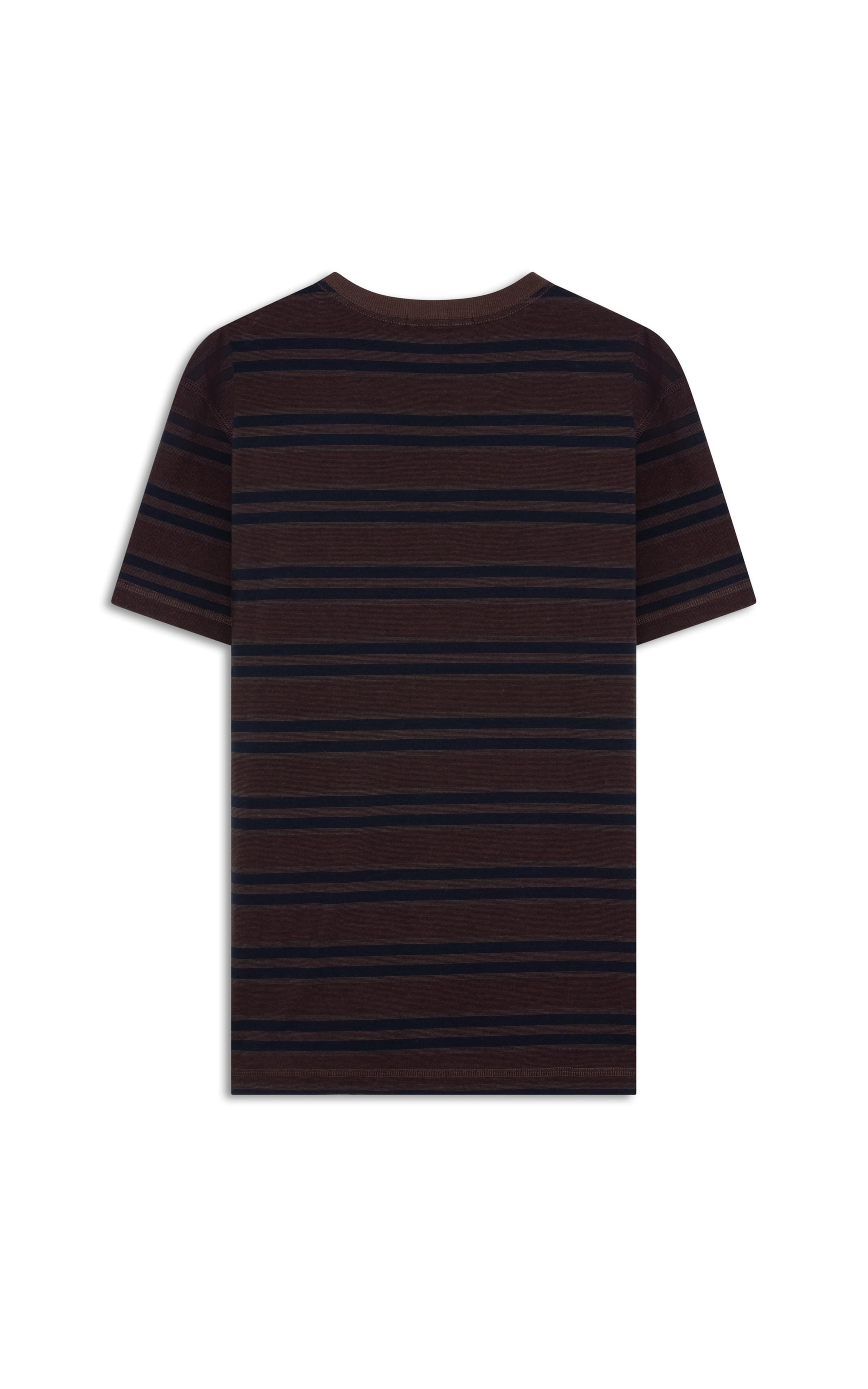 T-Shirt Striped Valiente Dark Wine