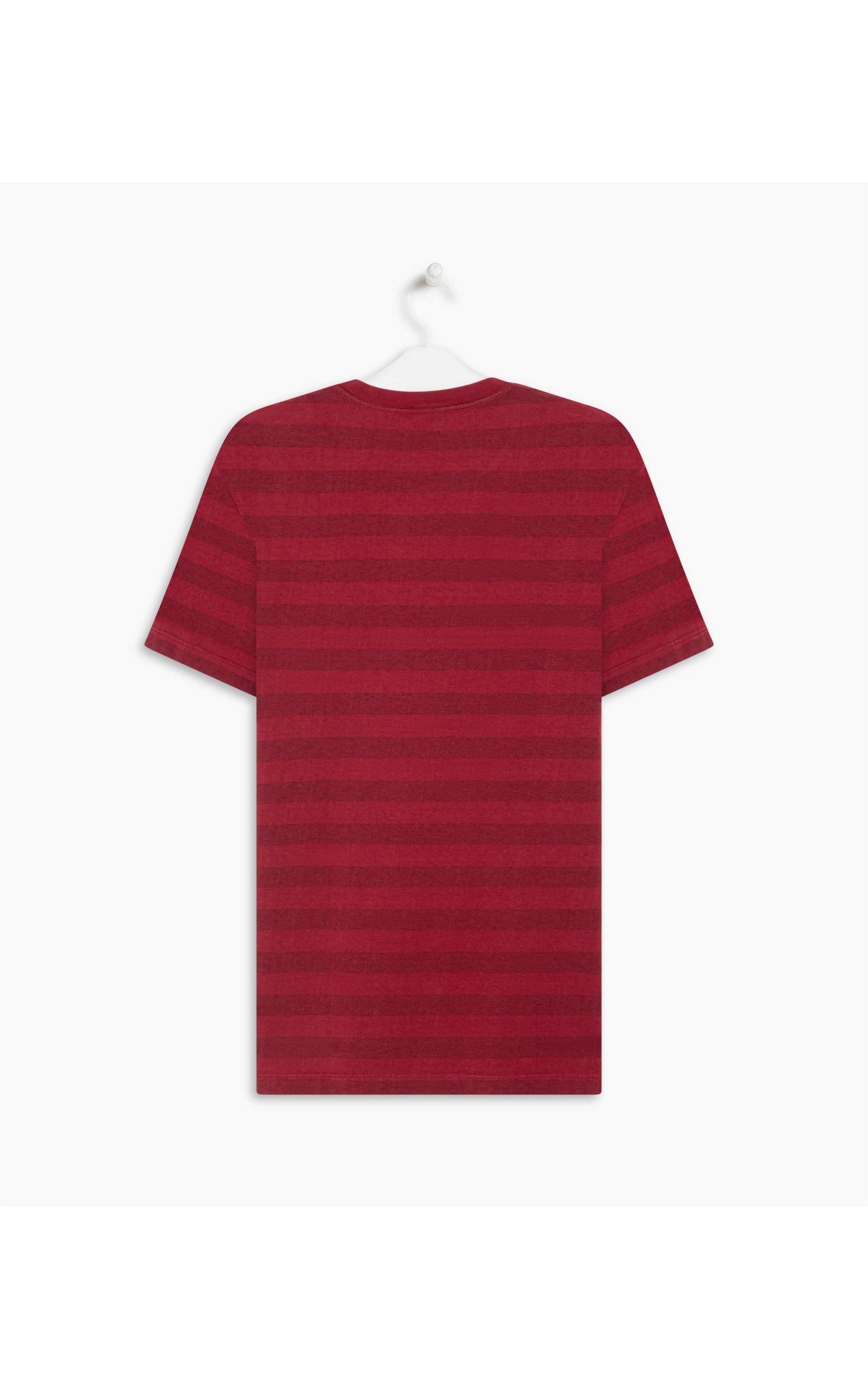 T-Shirt Stripped Mescla Mc Vermelho Mescla