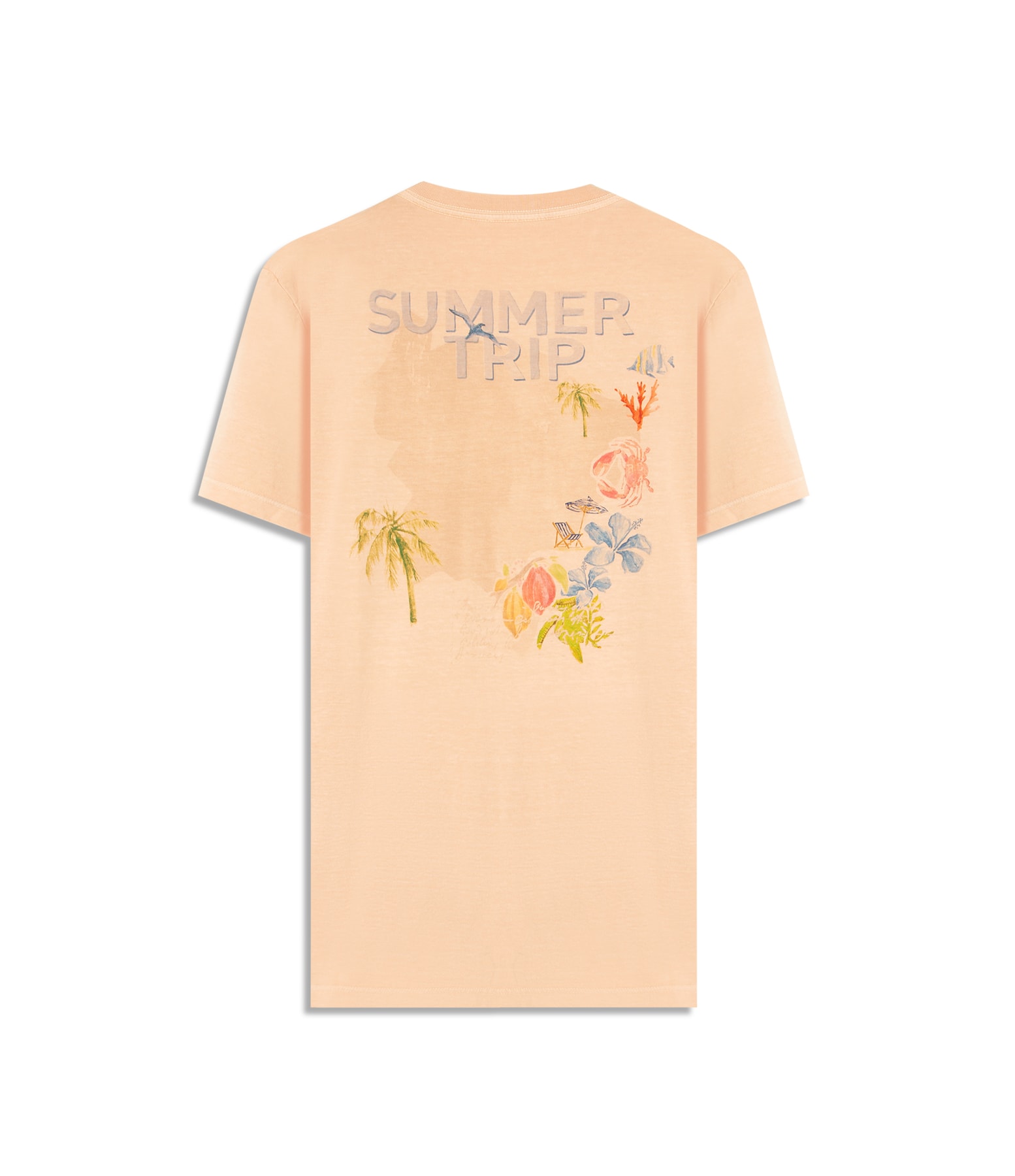 T-Shirt Summer Trip Washed Mc Bf Pessego