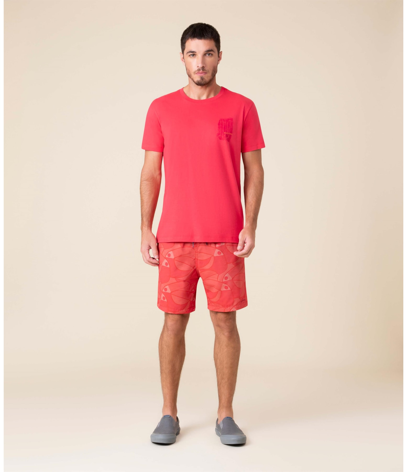 T-Shirt Surf Life Cereja