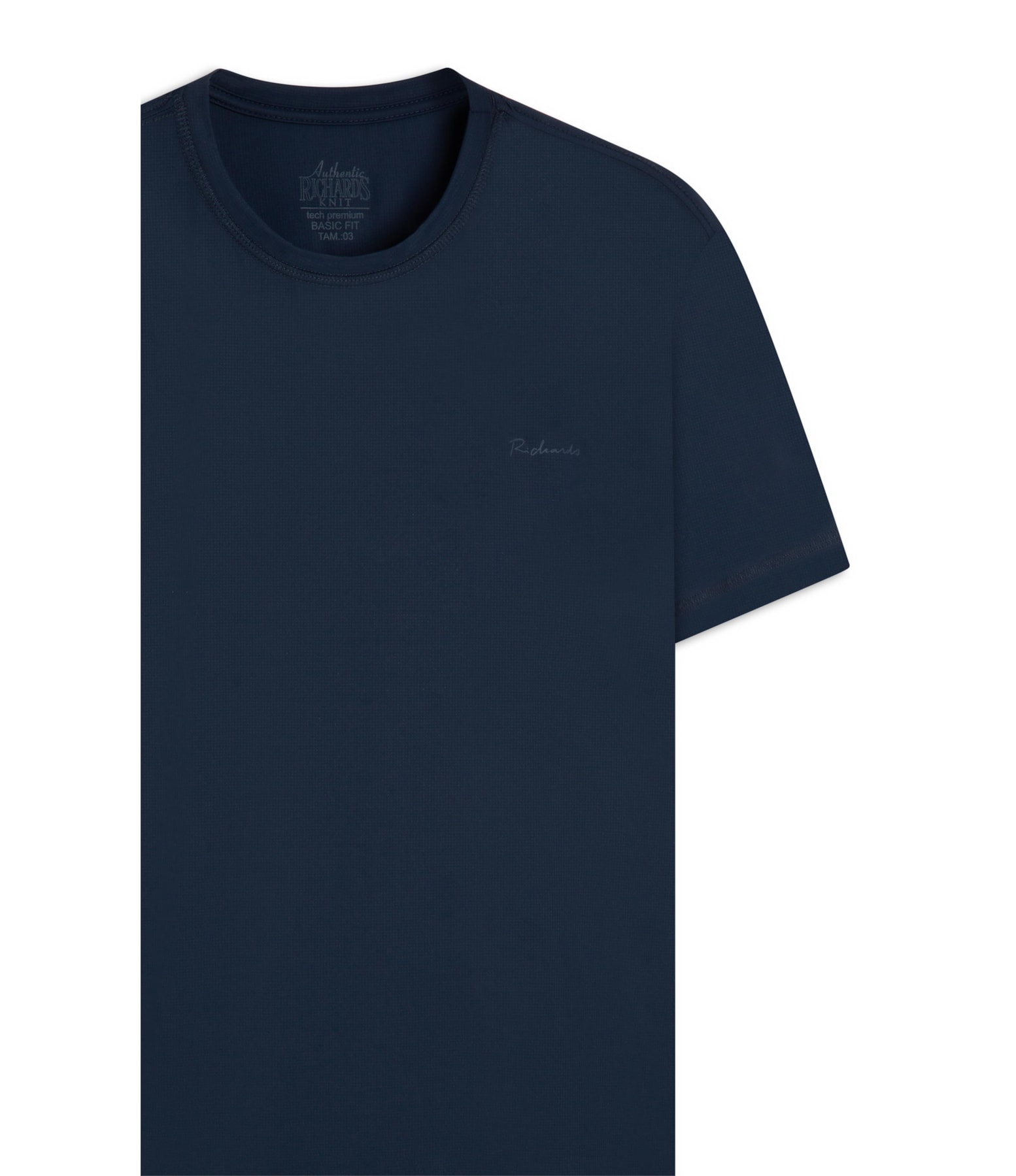 T-Shirt Tech Malha Giant Bf Marinho