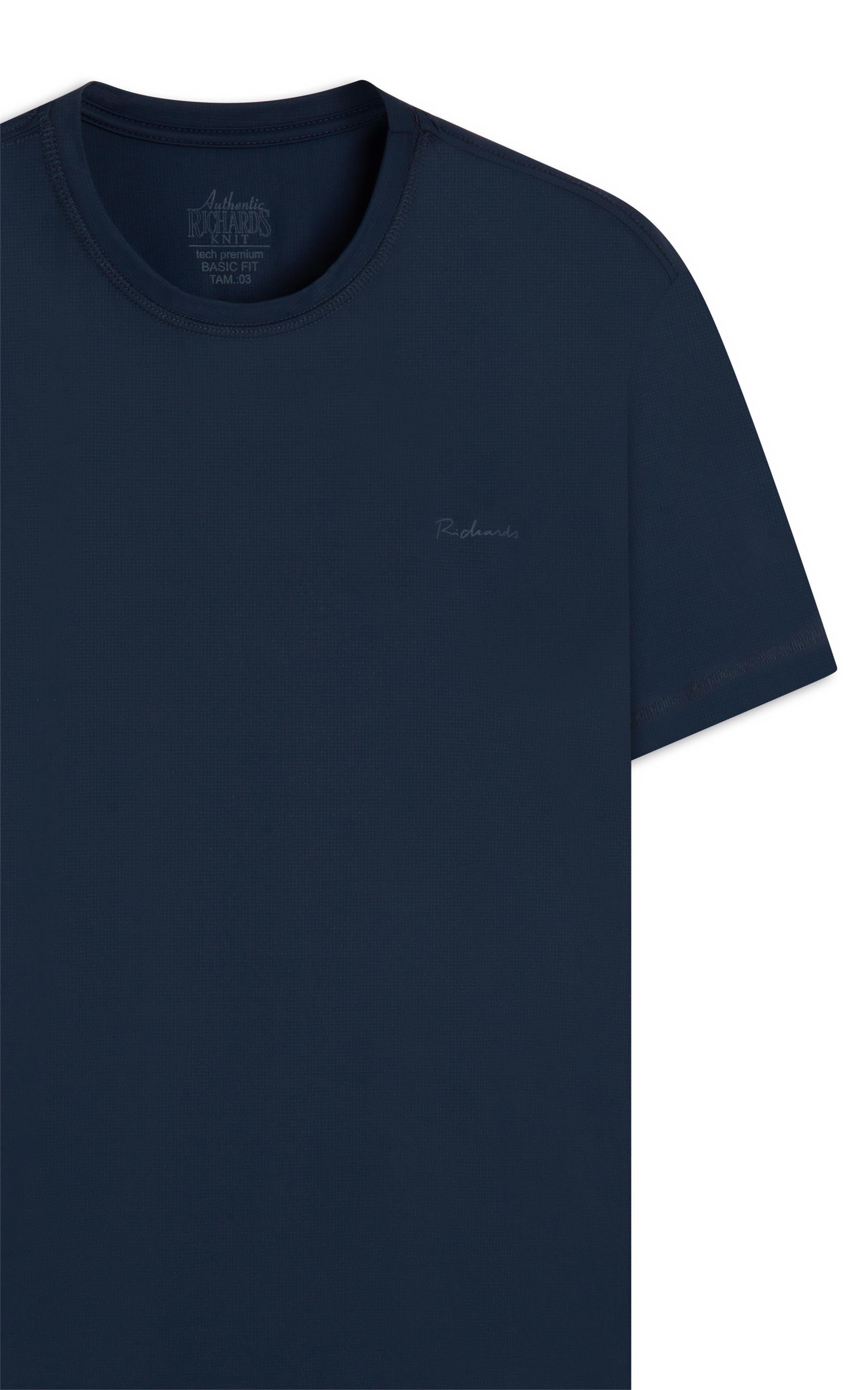 T-Shirt Tech Malha Giant Bf Marinho