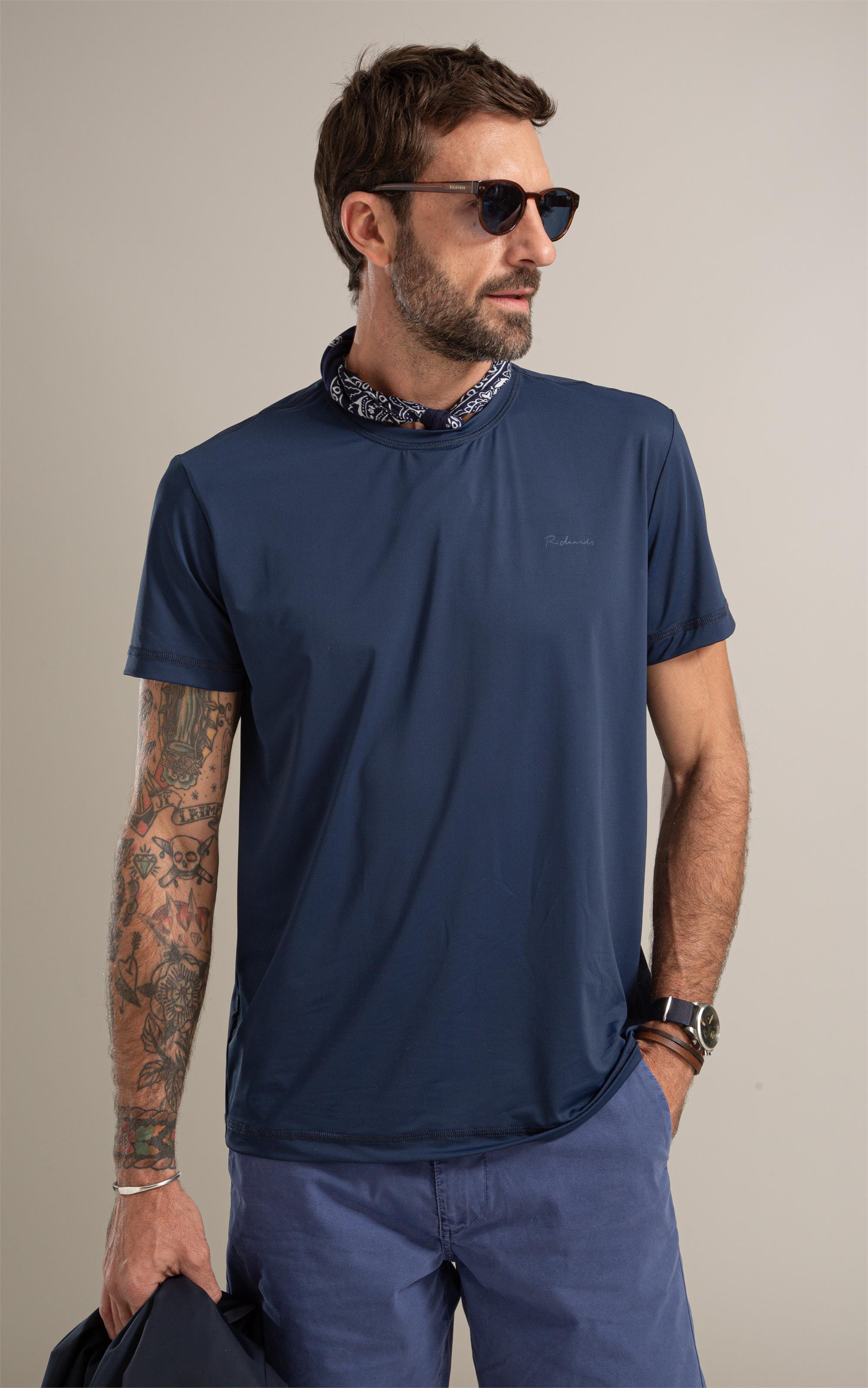 T-Shirt Tech Malha Giant Bf Marinho