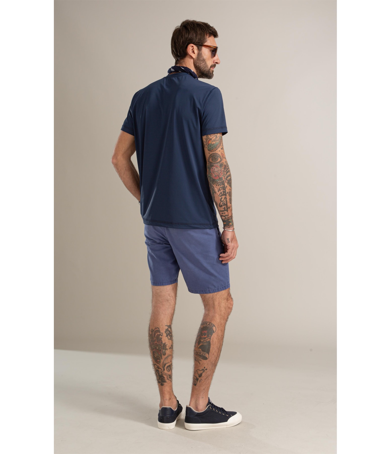 T-Shirt Tech Malha Giant Bf Marinho