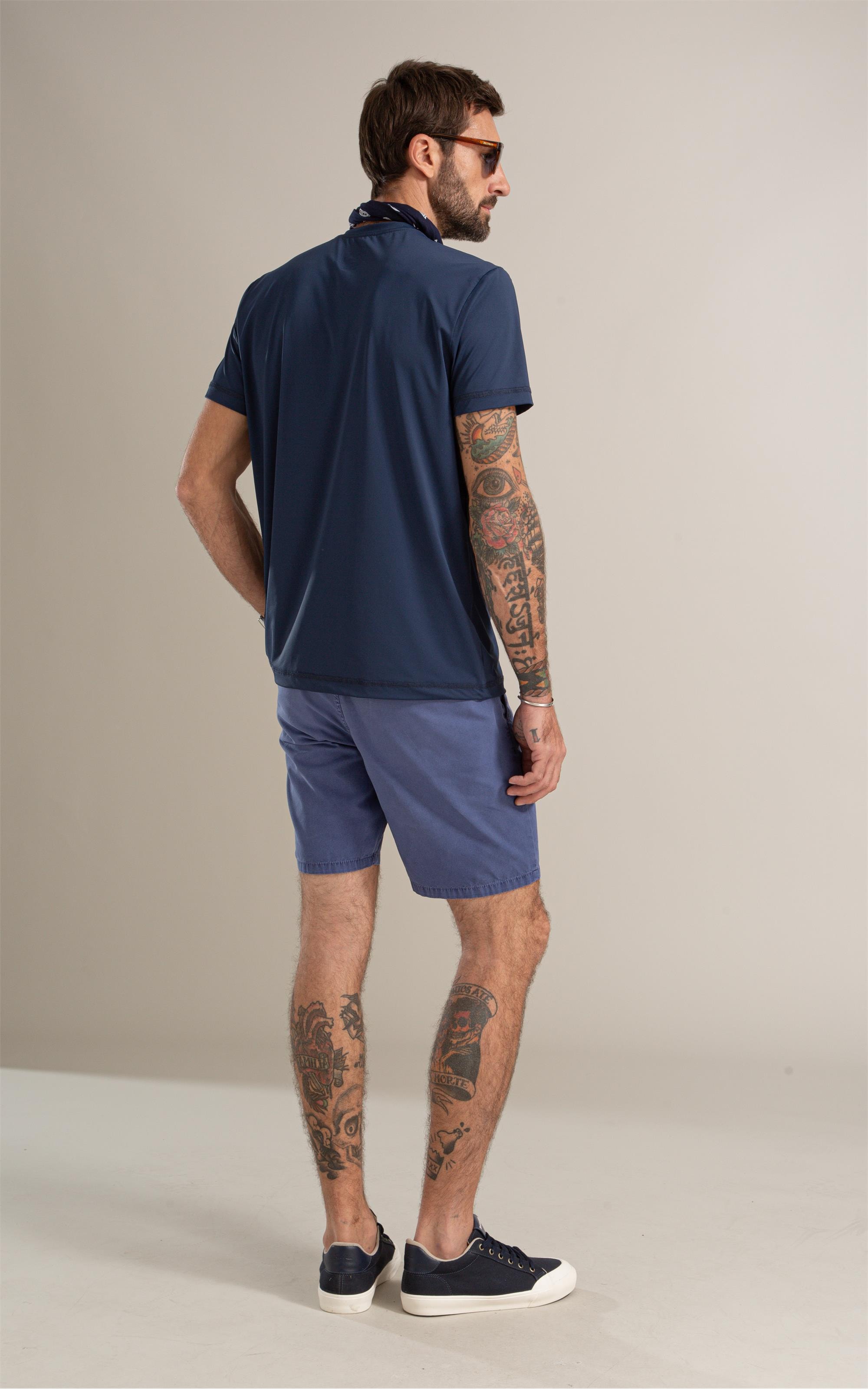 T-Shirt Tech Malha Giant Bf Marinho