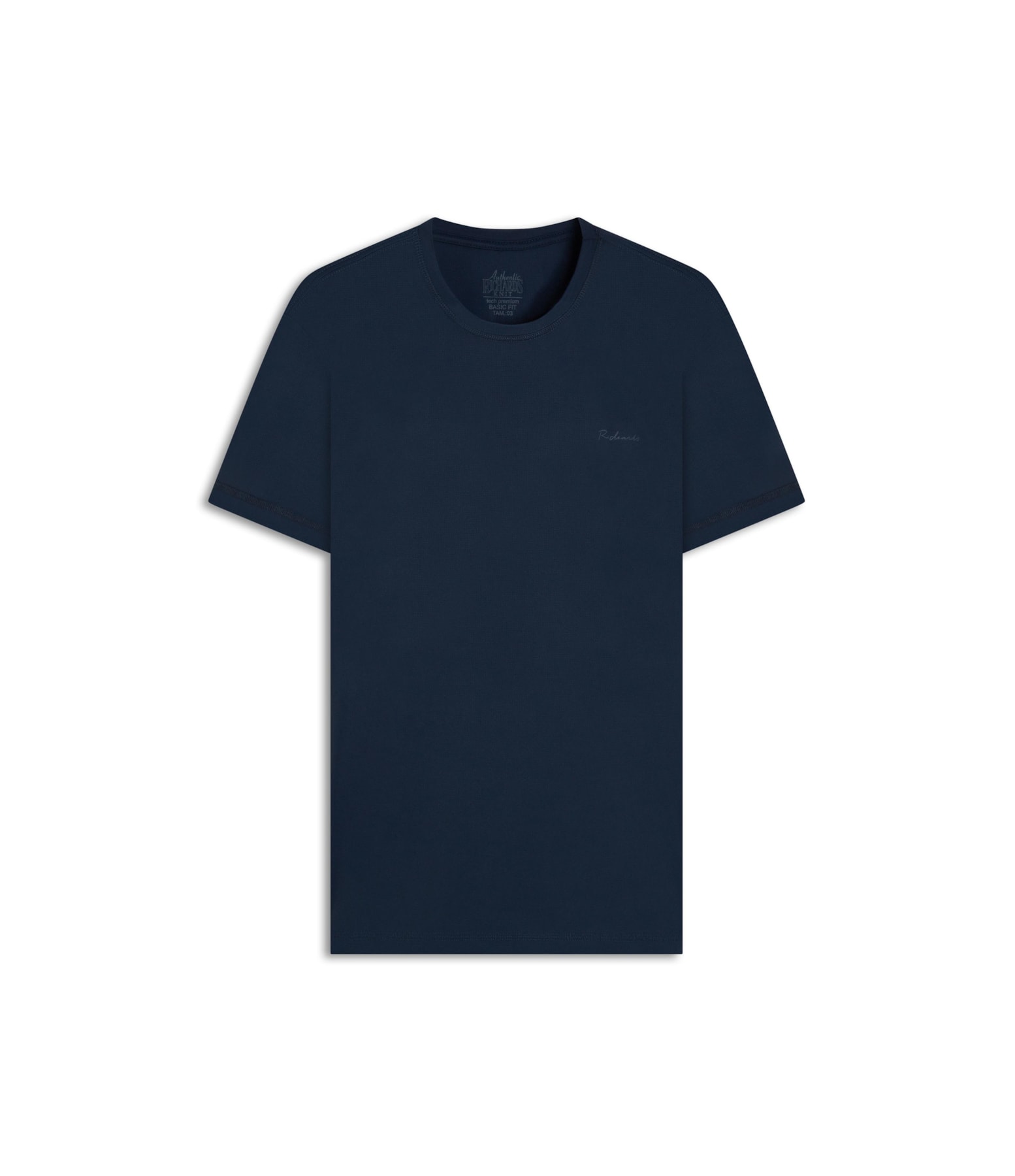 T-Shirt Tech Malha Giant Bf Marinho