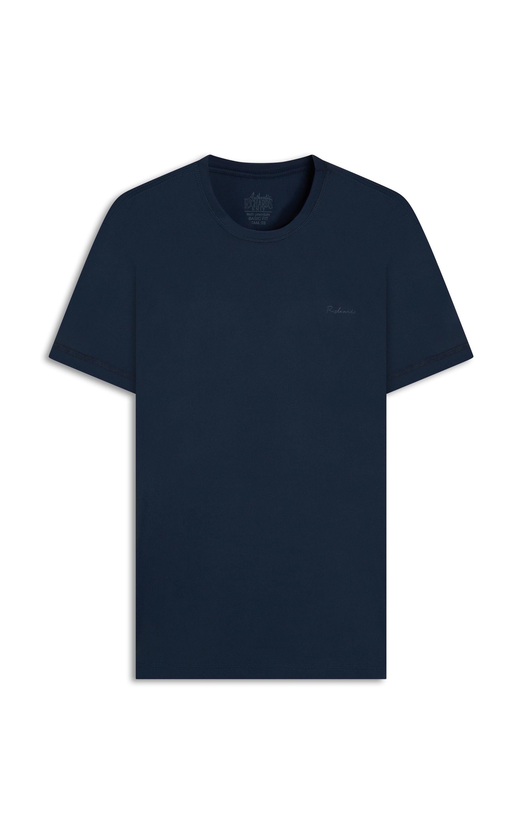 T-Shirt Tech Malha Giant Bf Marinho