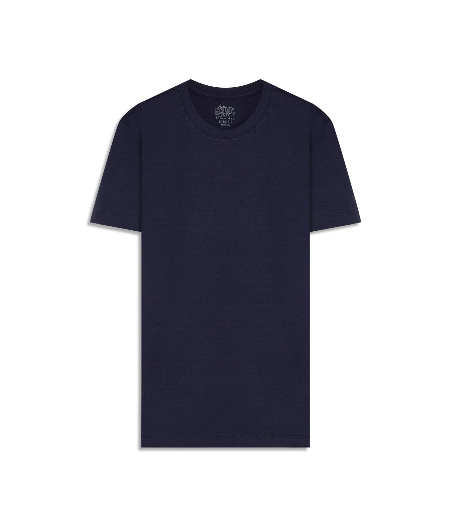 T-Shirt Textura Mock Dark Navy