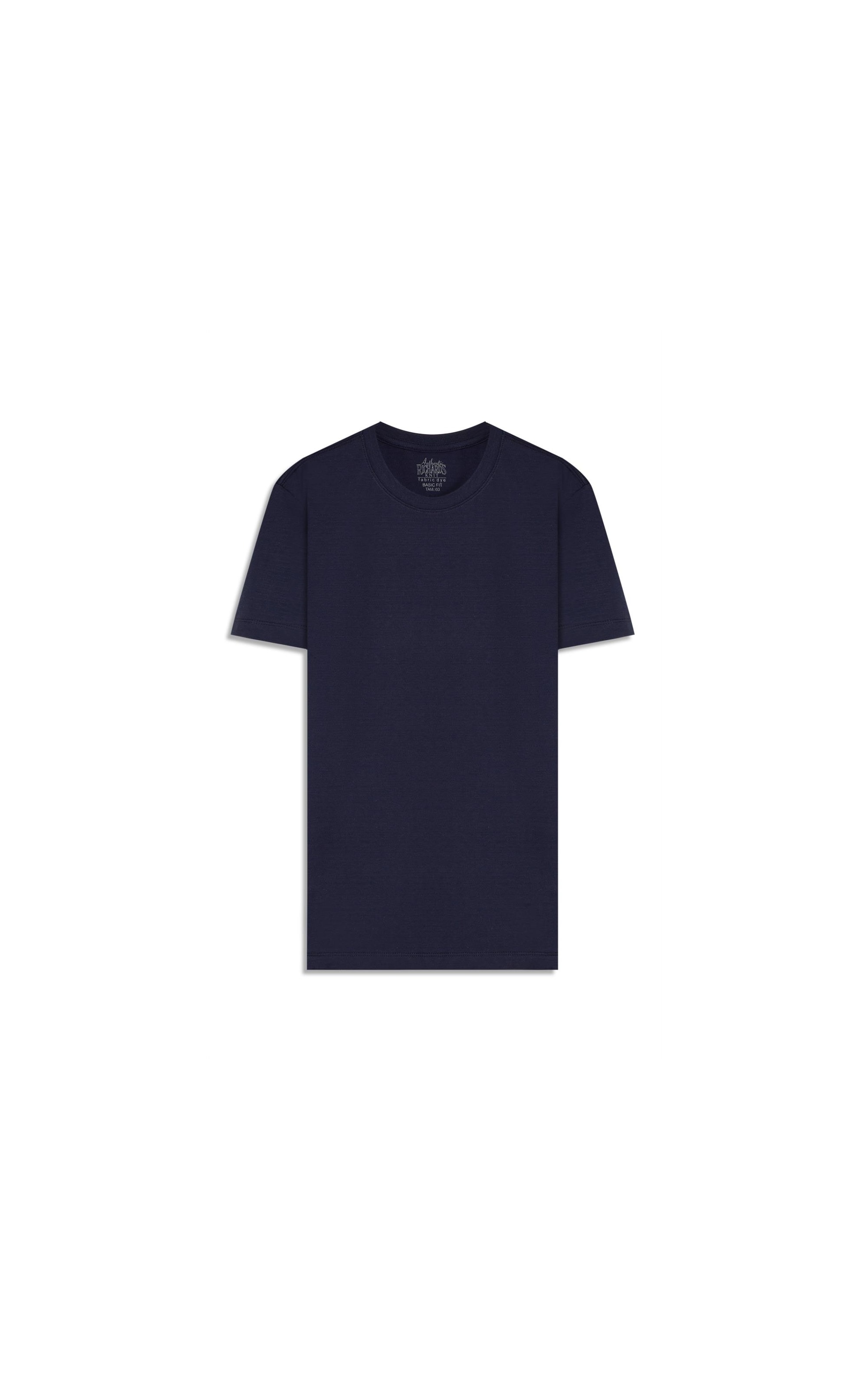 T-Shirt Textura Mock Dark Navy