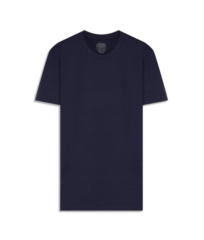 T-Shirt Textura Mock Dark Navy