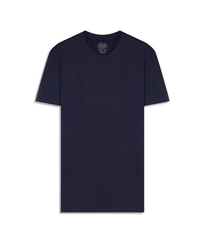T-Shirt Textura Mock Dark Navy