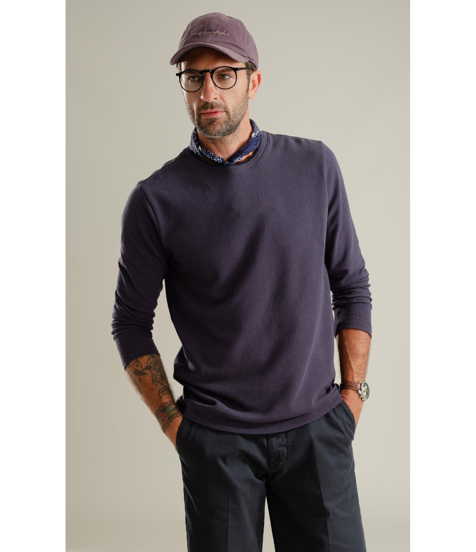 T-Shirt Tricot Abracei Ml Dark Navy