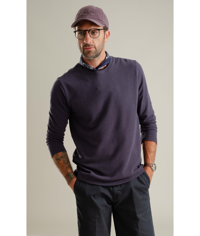 T-Shirt Tricot Abracei Ml Dark Navy