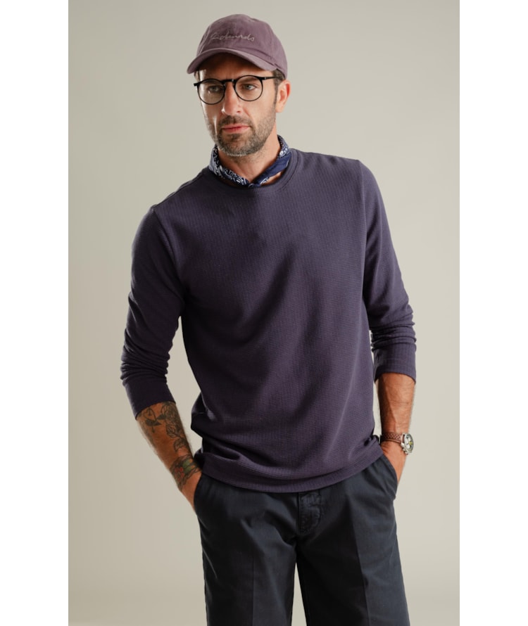 T-Shirt Tricot Abracei Ml Dark Navy