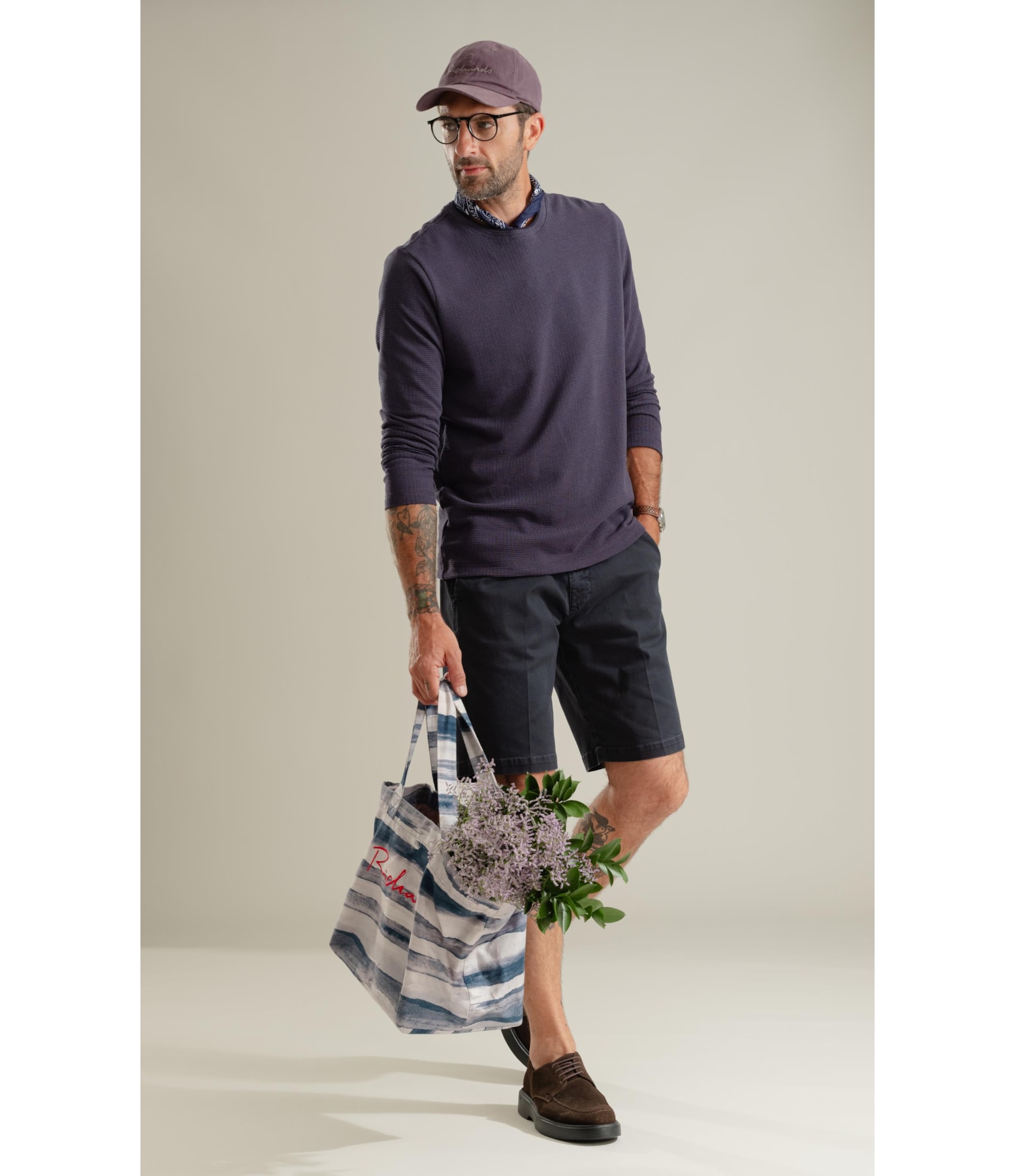T-Shirt Tricot Abracei Ml Dark Navy