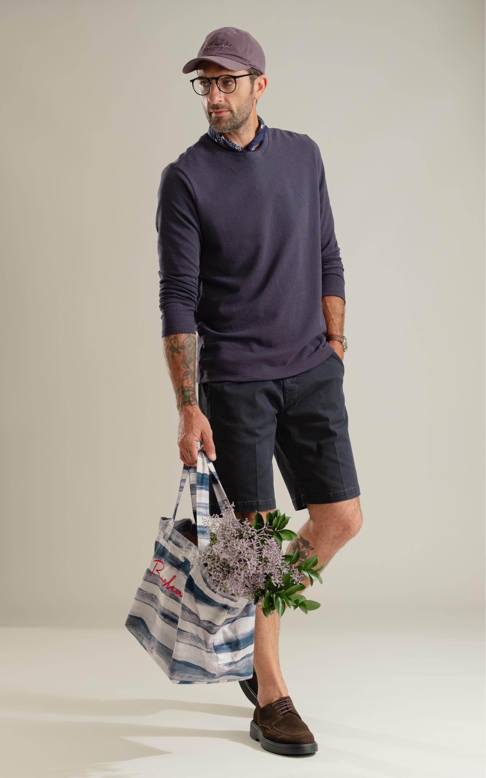 T-Shirt Tricot Abracei Ml Dark Navy