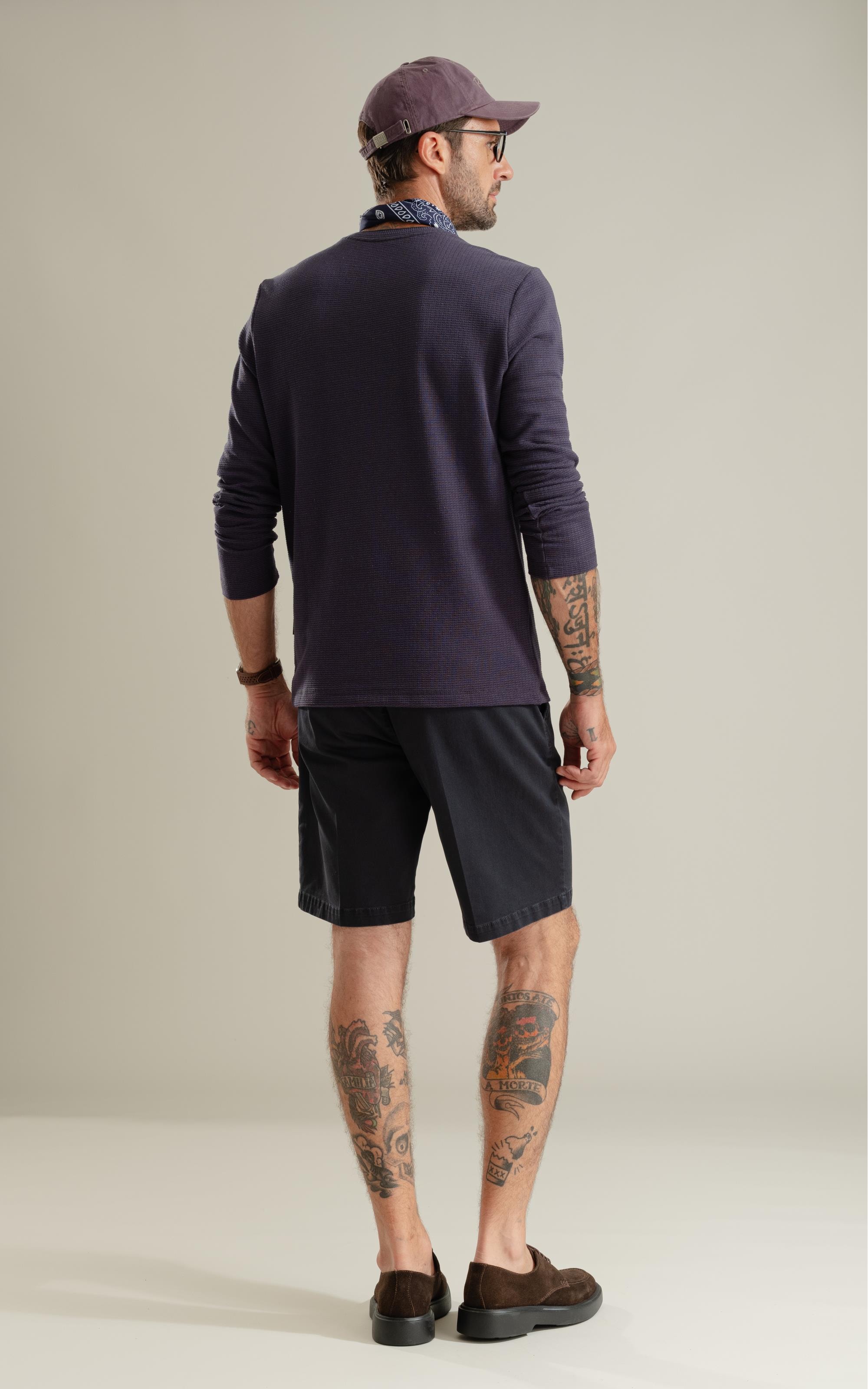 T-Shirt Tricot Abracei Ml Dark Navy