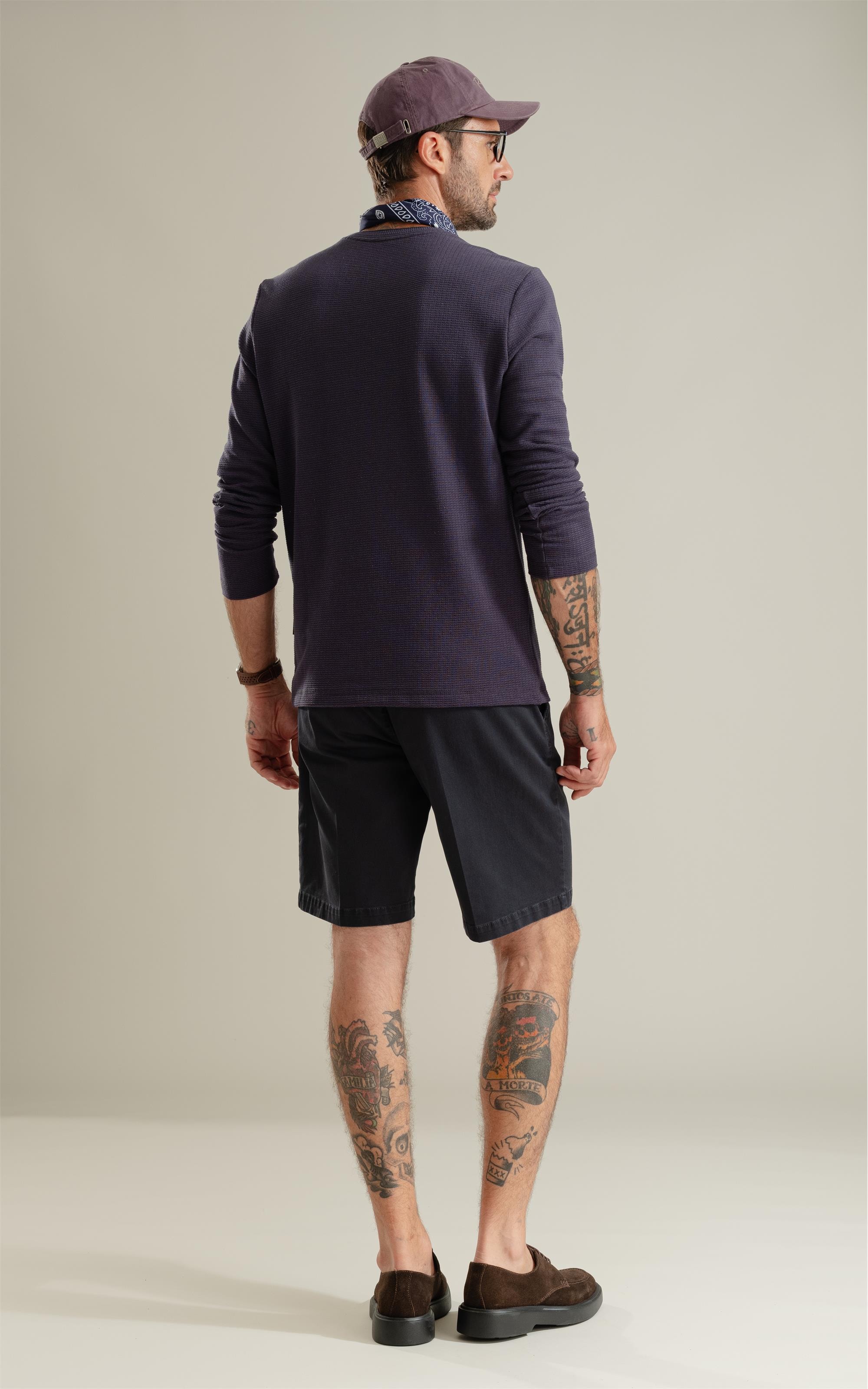 T-Shirt Tricot Abracei Ml Dark Navy