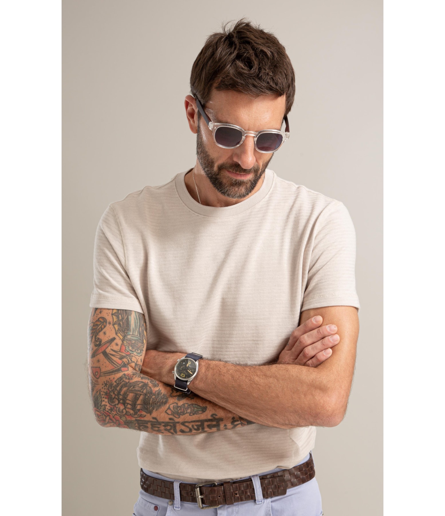 T-Shirt Tricot Snoop Bf Cinza