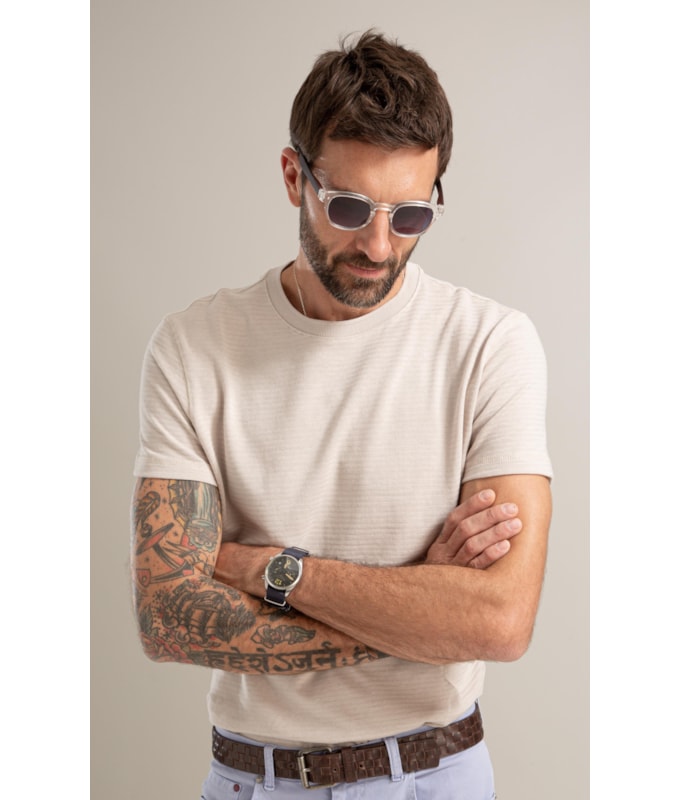 T-Shirt Tricot Snoop Bf Cinza