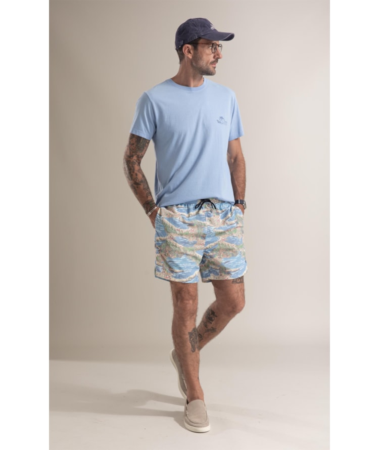 T-Shirt Tropez Sketch Azul Chofer