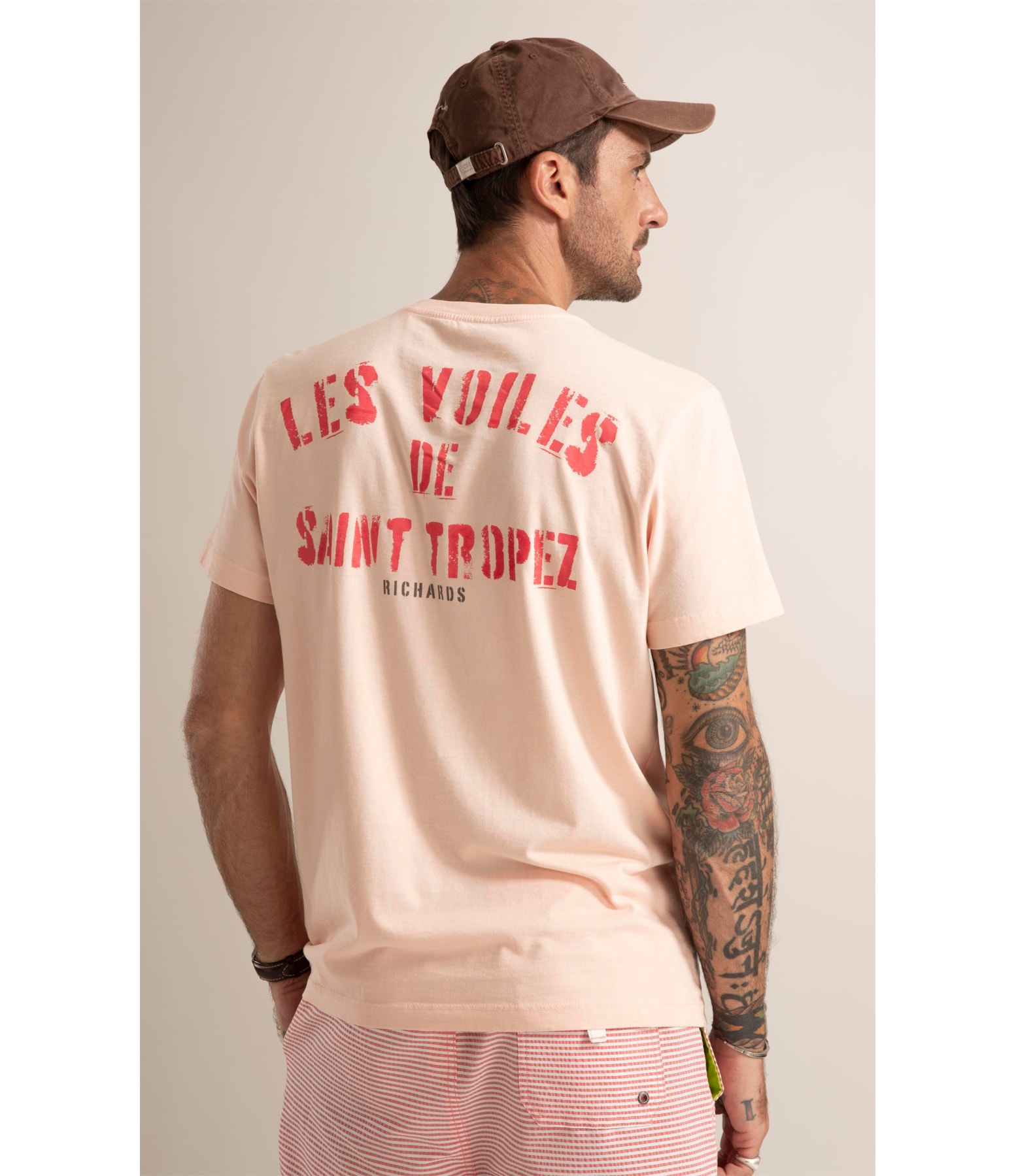 T-Shirt Tropez Voiles Pessego