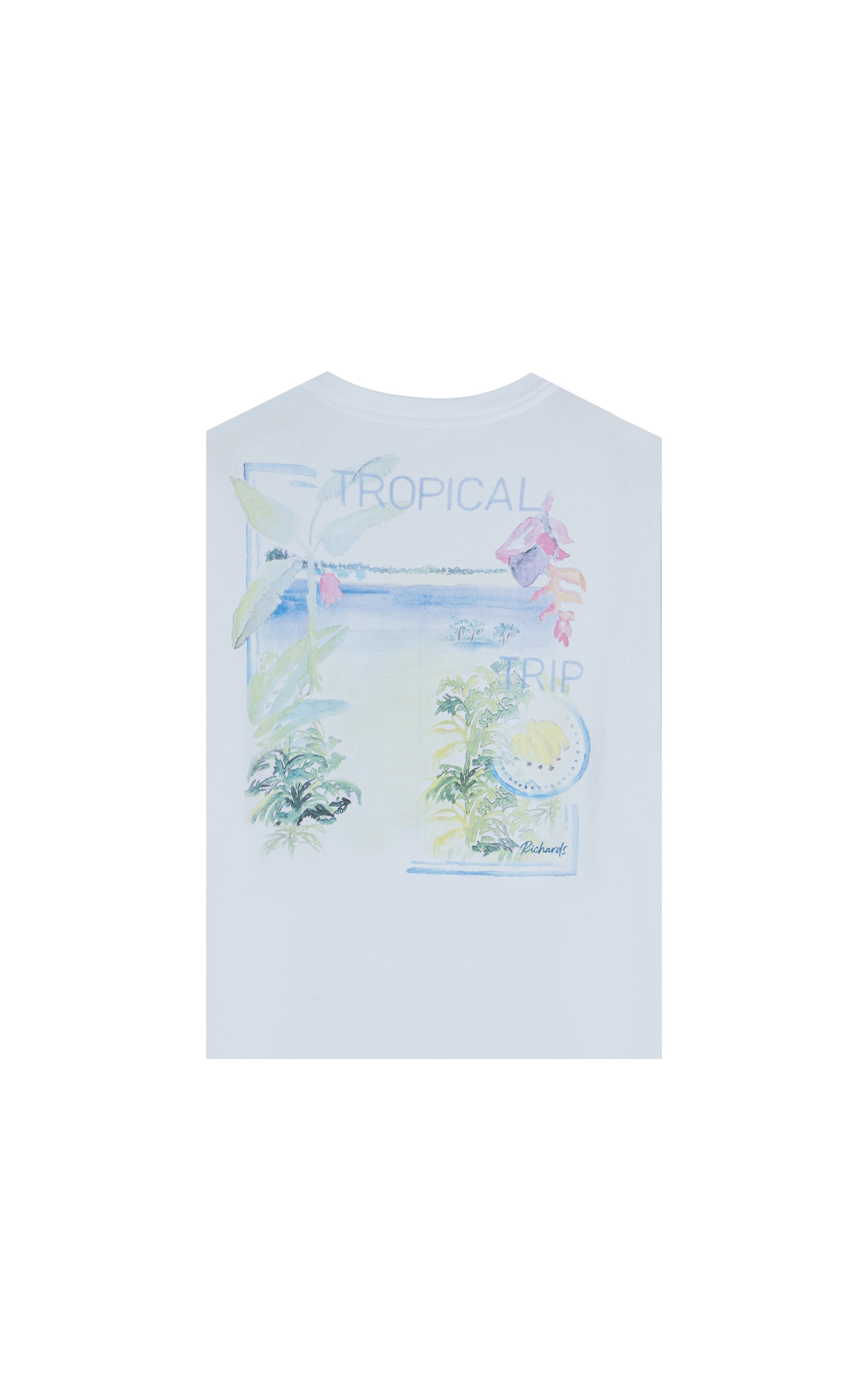 T-Shirt Tropical Trip Fd Bf Branco