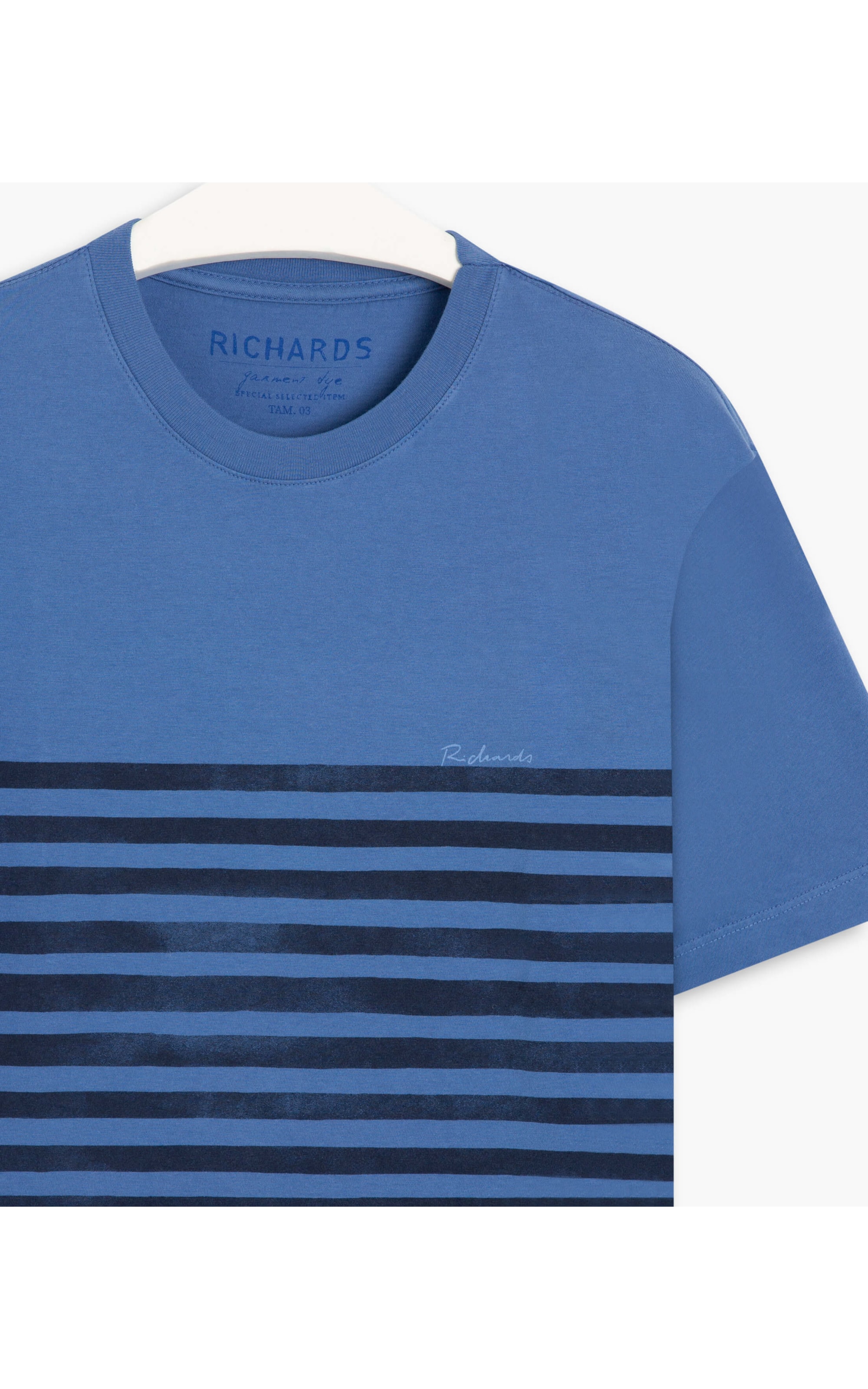 T-Shirt Twenty One Lines Mc Azul Jeans