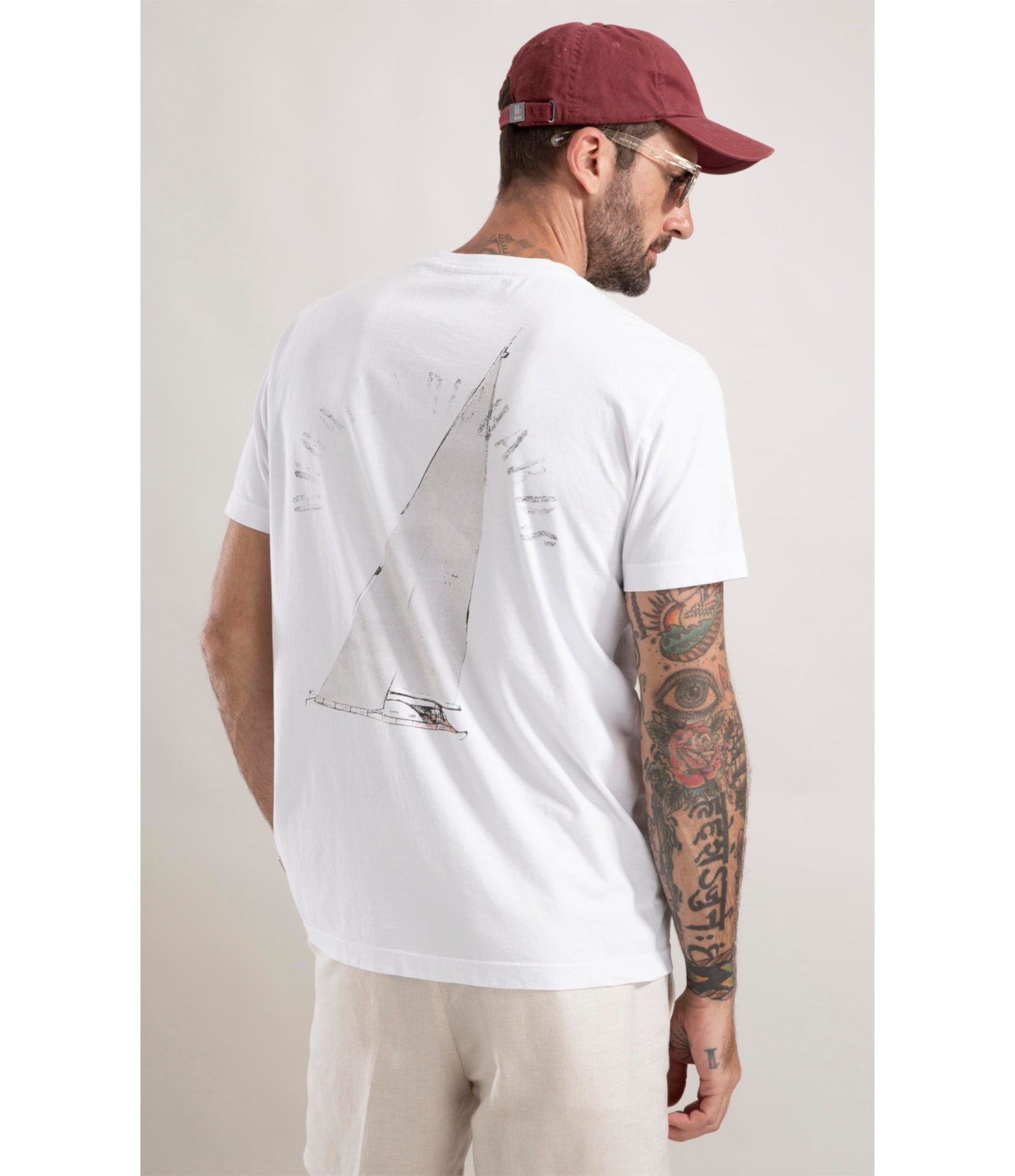 T-Shirt Vela Branco