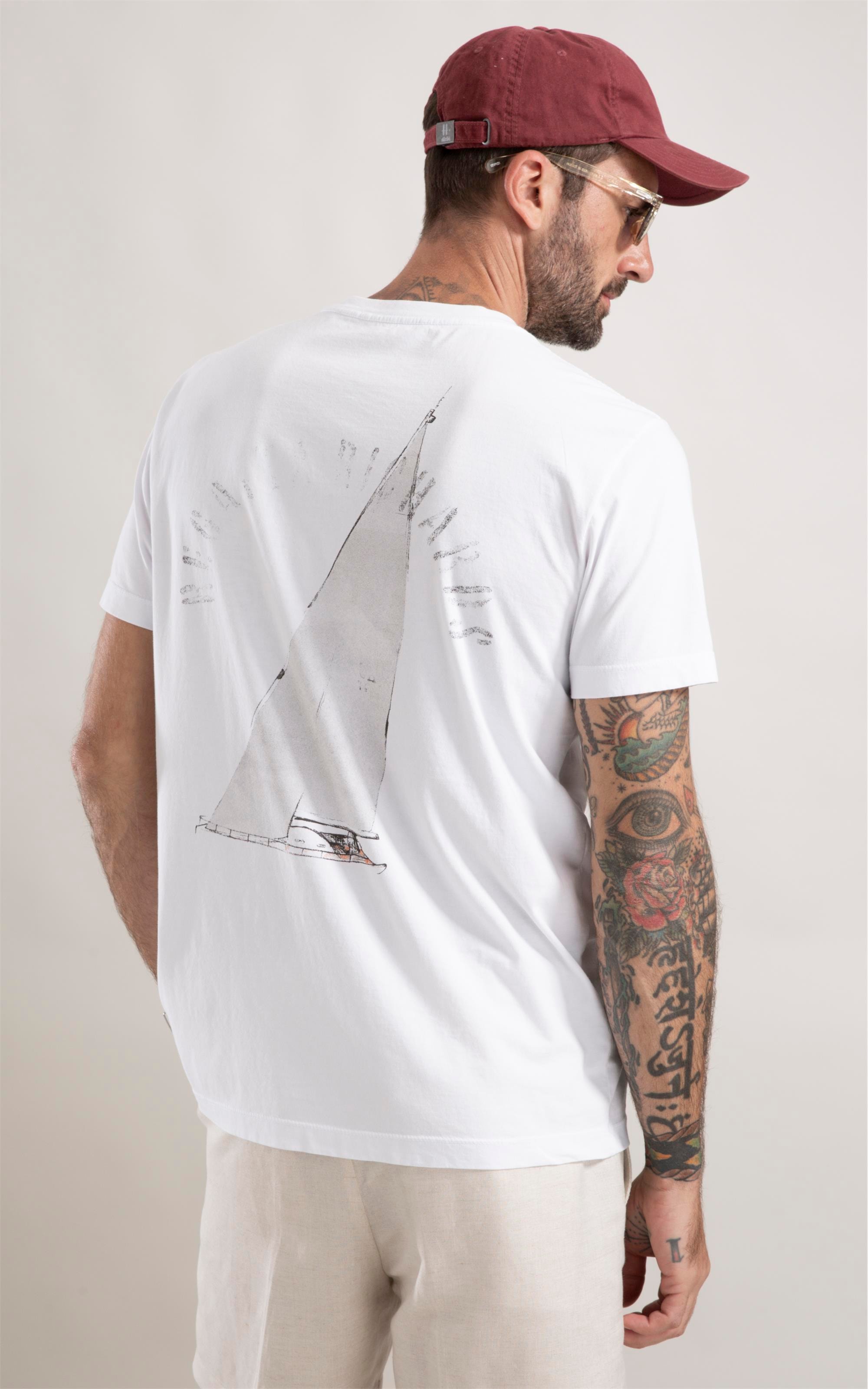 T-Shirt Vela Branco