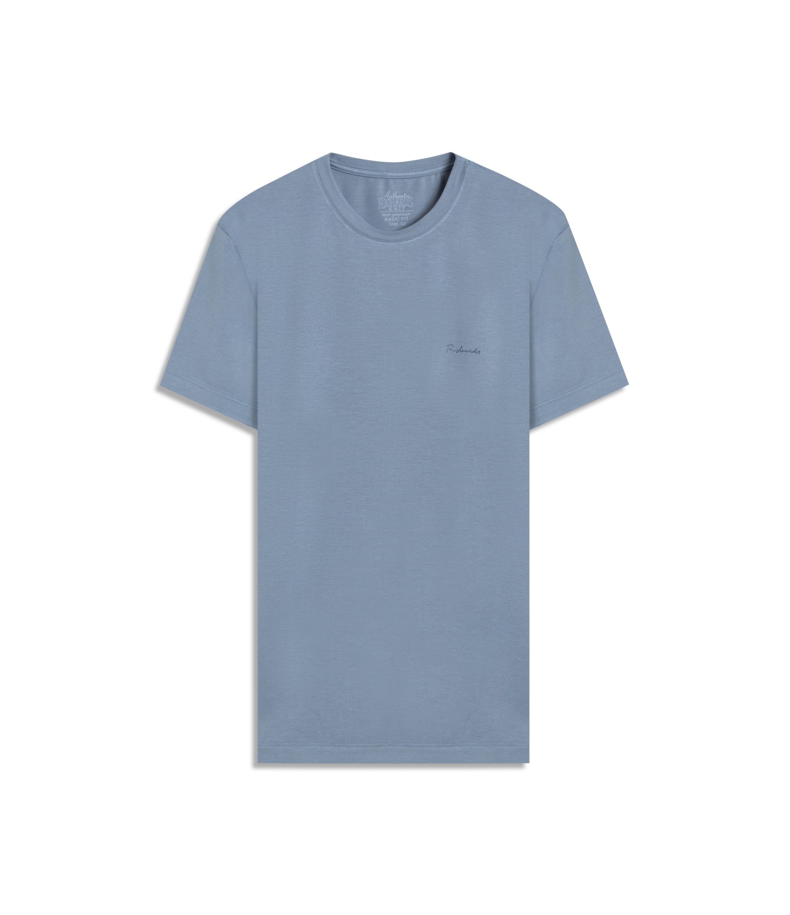 T-Shirt Visco Tech Mc Bf Azul Seco