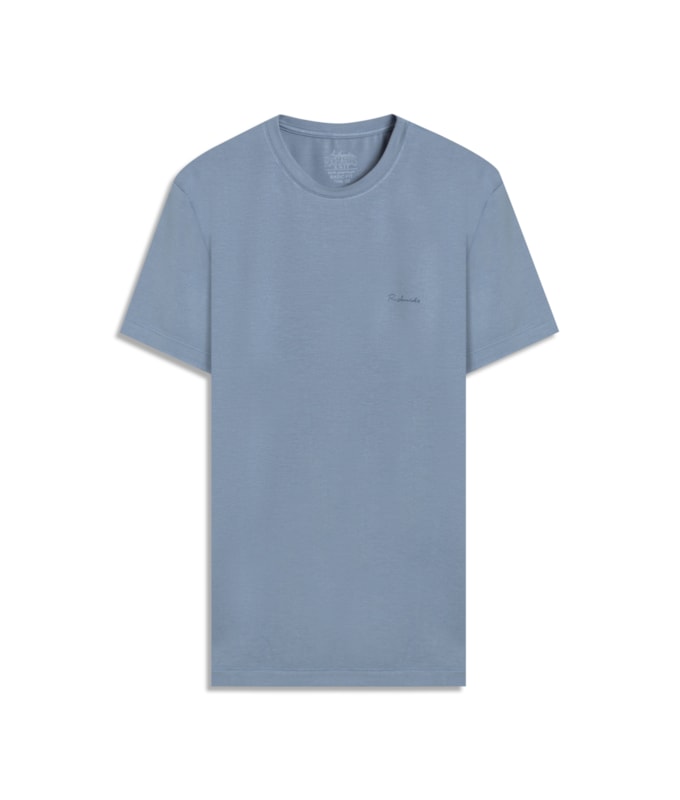 T-Shirt Visco Tech Mc Bf Azul Seco