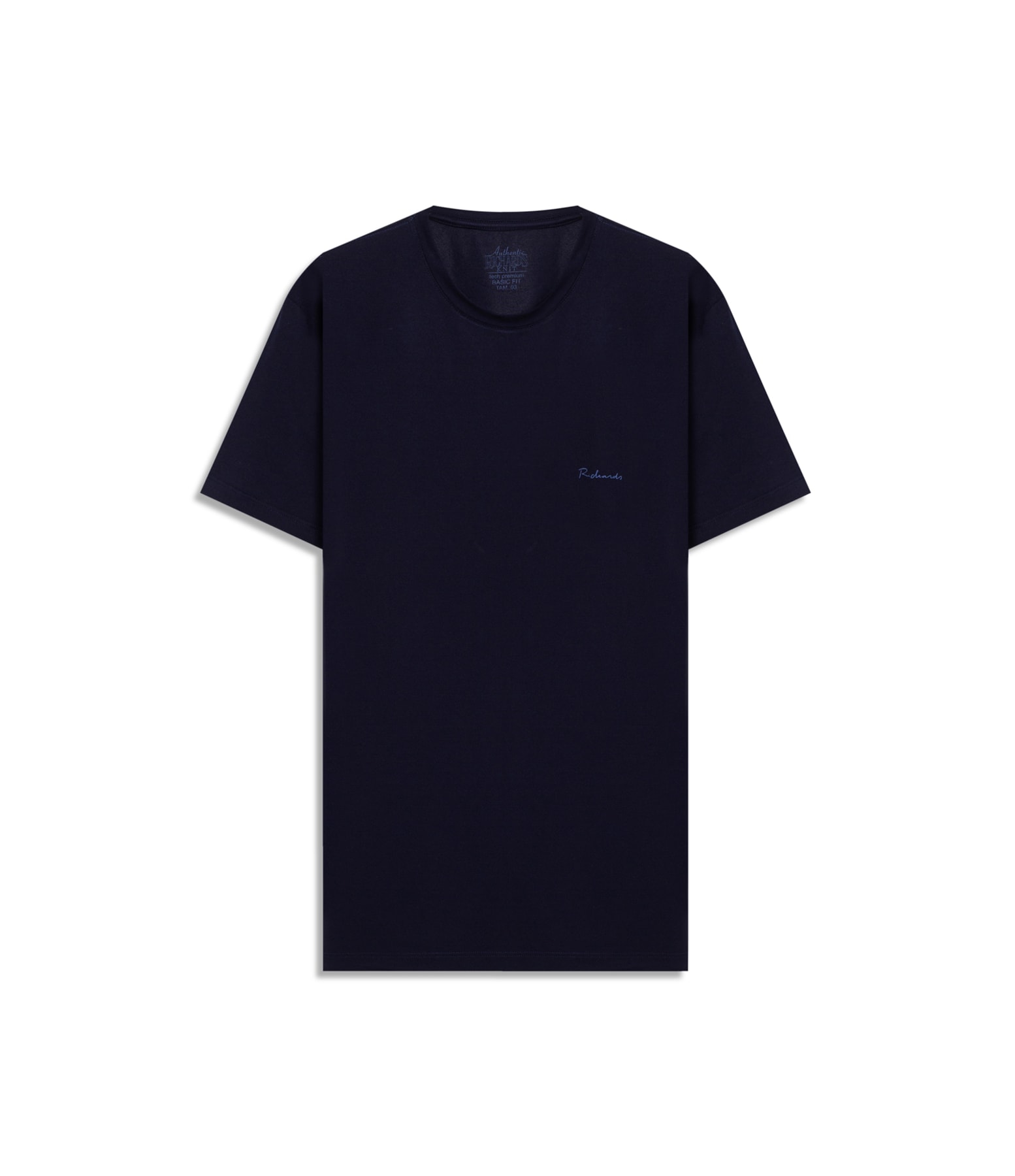 T-Shirt Visco Tech Mc Bf Marinho