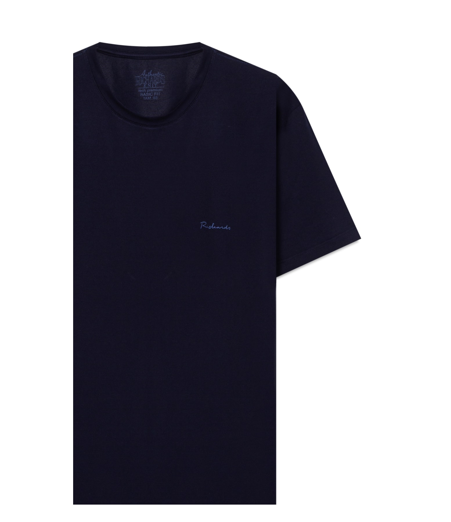 T-Shirt Visco Tech Mc Bf Marinho