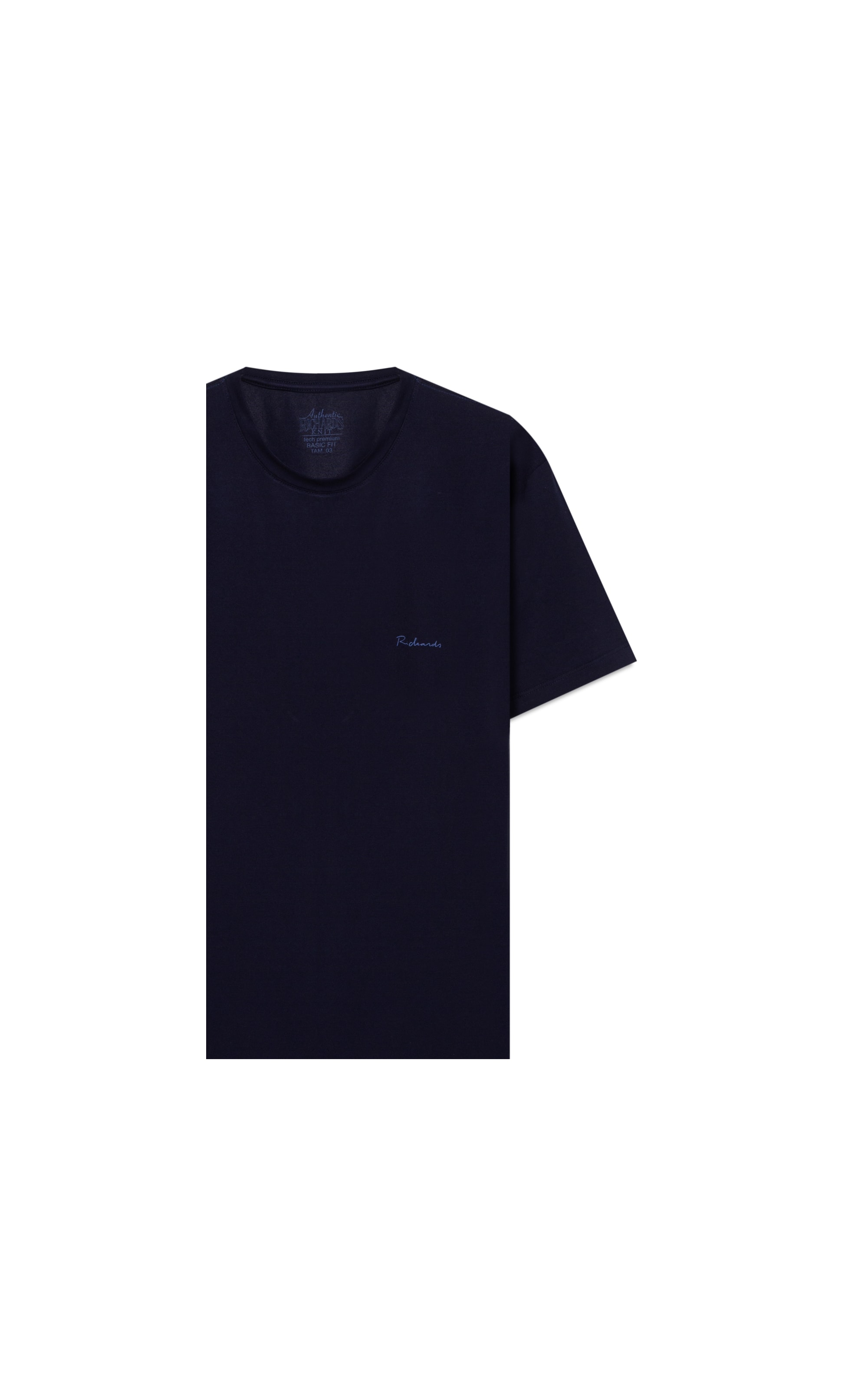 T-Shirt Visco Tech Mc Bf Marinho